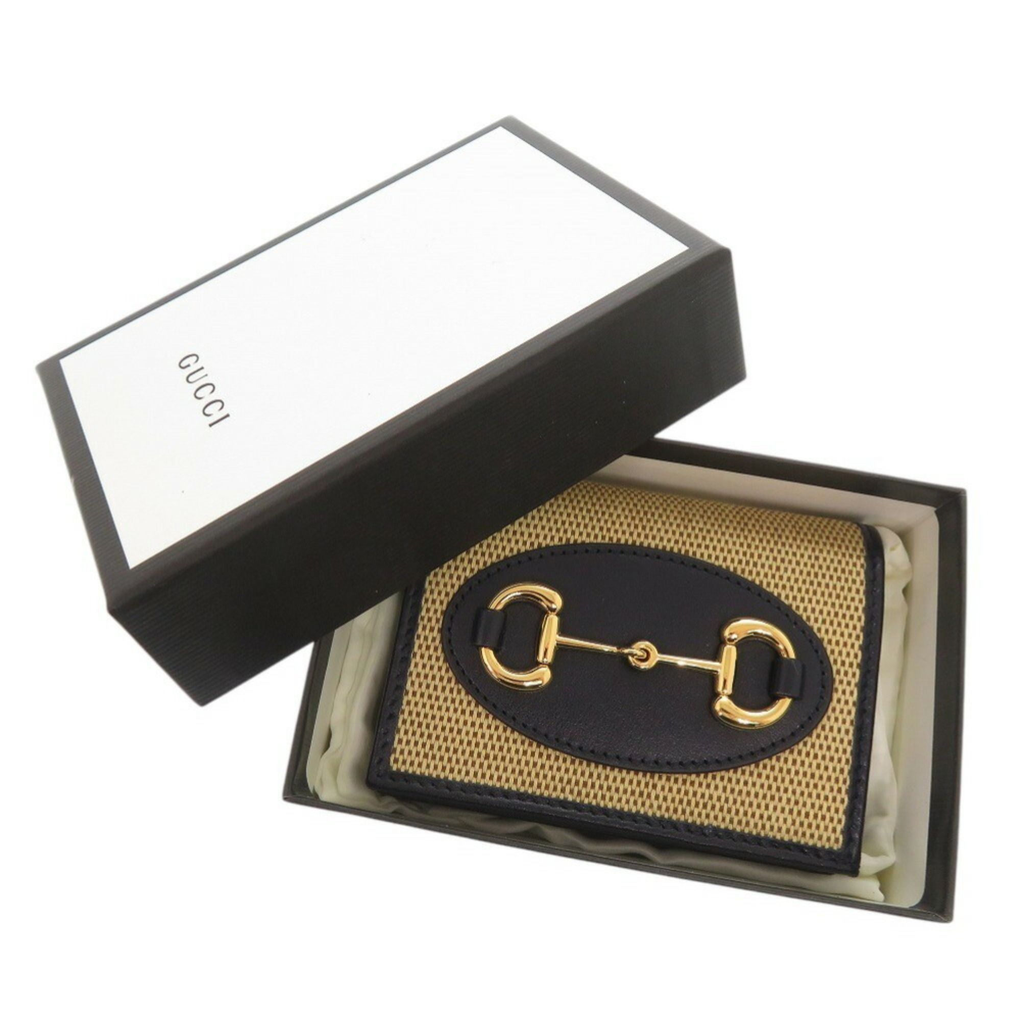 Canvas Leather Wallet (Bi-Fold) (Pre-Owned) - Gucci - Modalova