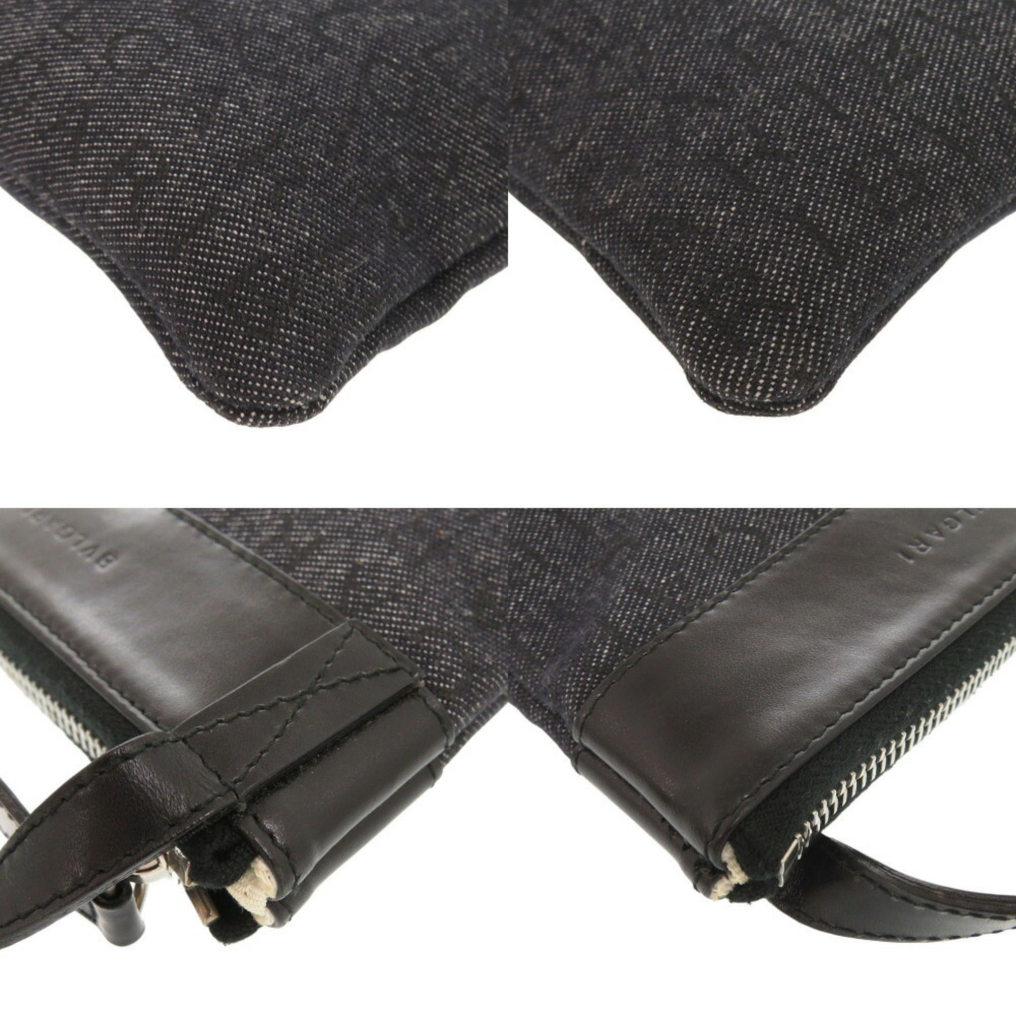 Canvas Leather Pochette Shoulder Bag (Pre-Owned) - Bvlgari - Modalova