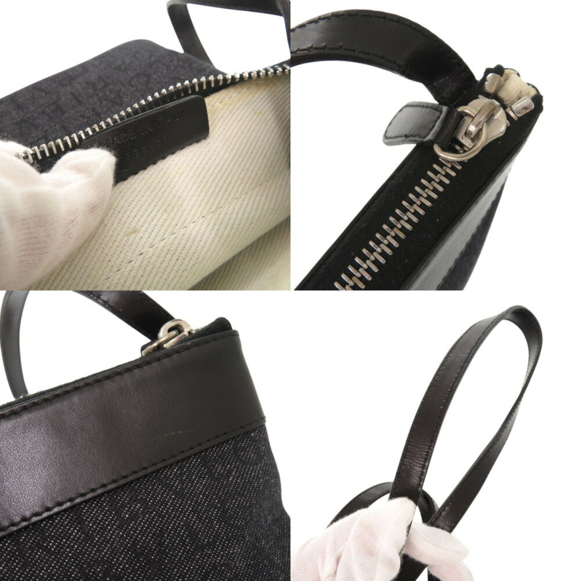 Canvas Leather Pochette Shoulder Bag (Pre-Owned) - Bvlgari - Modalova