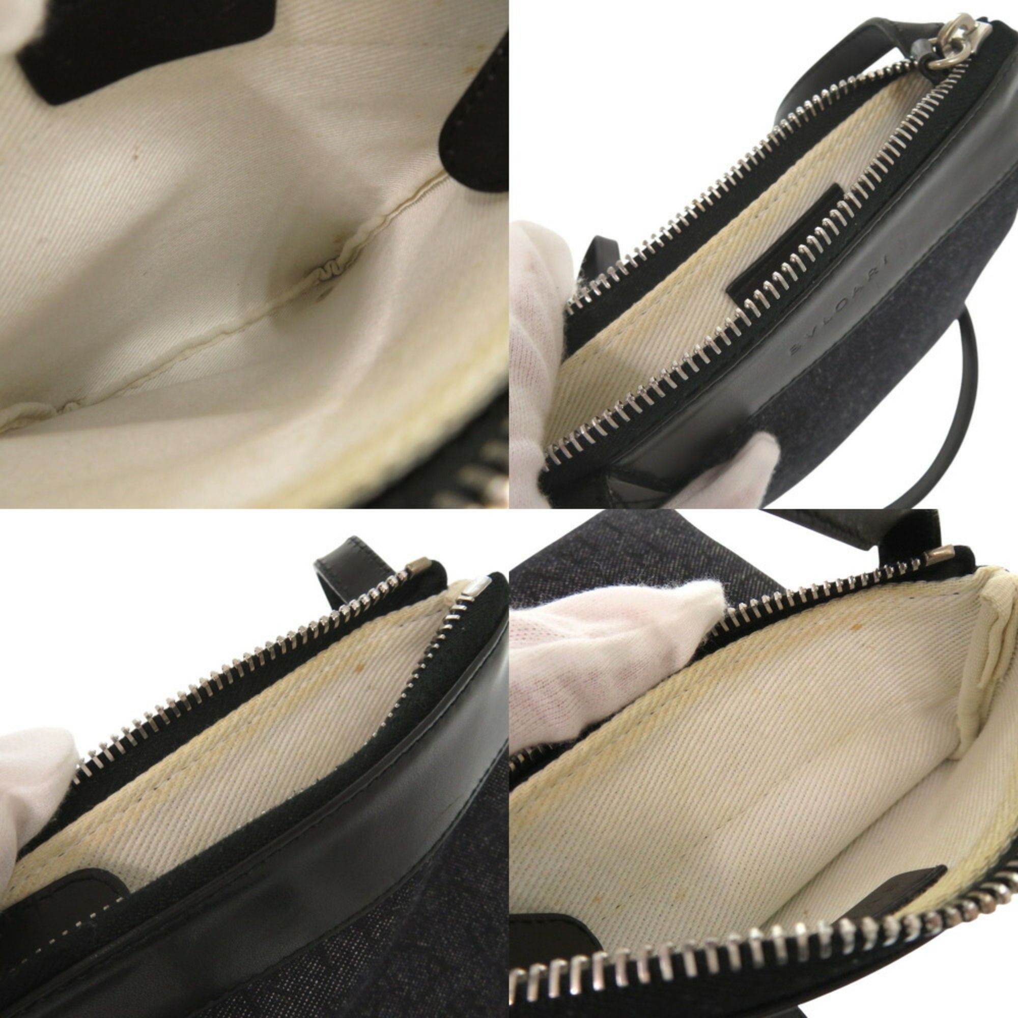 Canvas Leather Pochette Shoulder Bag (Pre-Owned) - Bvlgari - Modalova