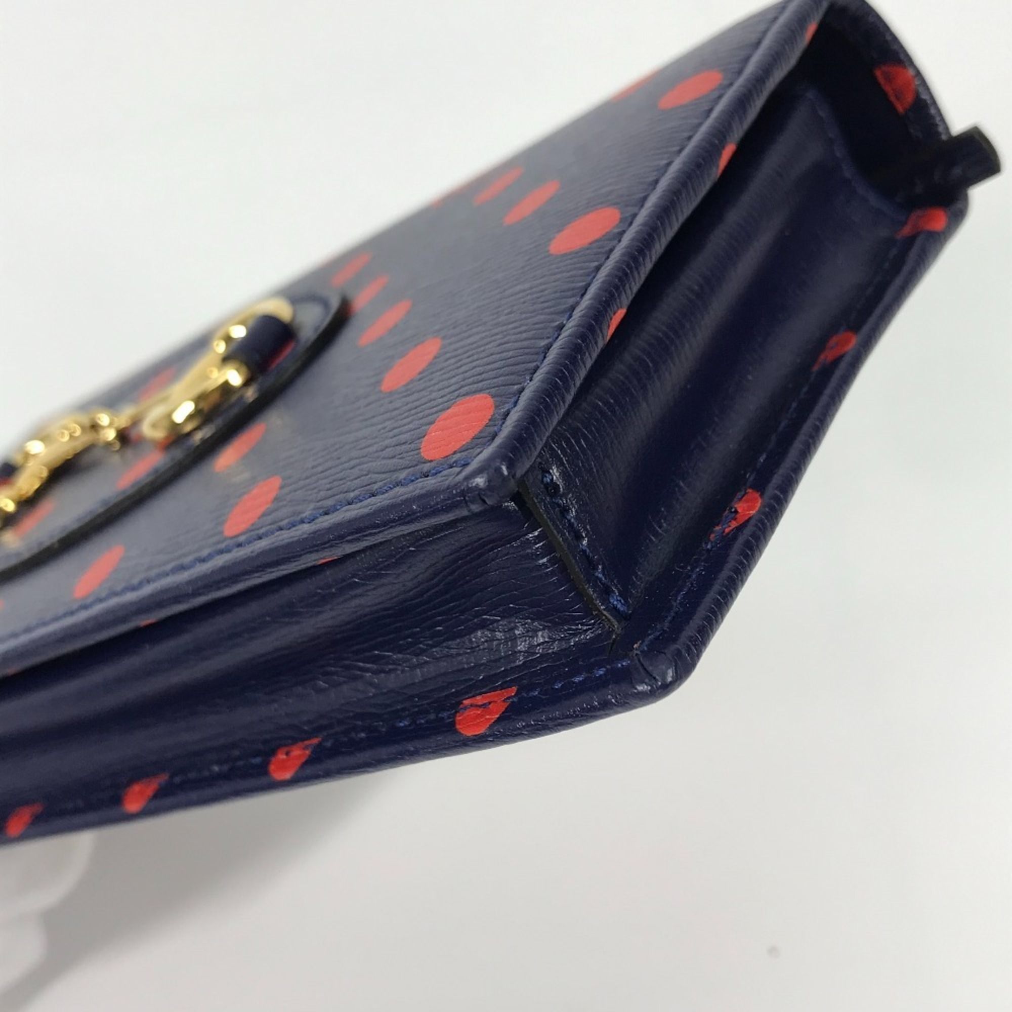 Leather Chain/Shoulder Wallet (Pre-Owned) - Gucci - Modalova