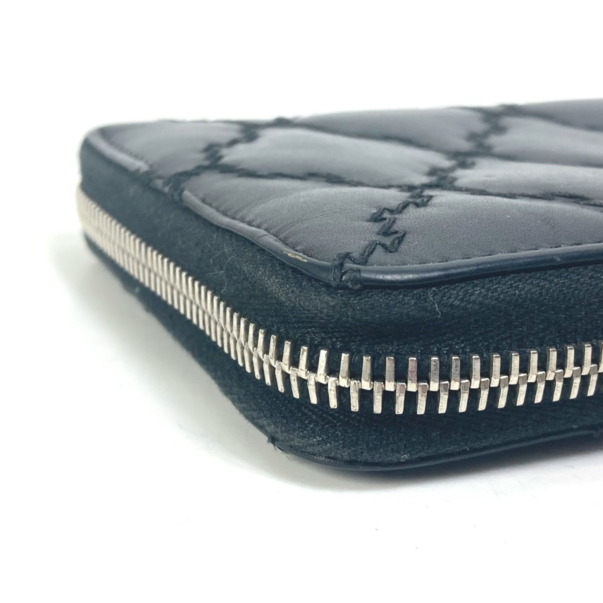 Leather Long Wallet (Bi-Fold) (Pre-Owned) - Chanel - Modalova