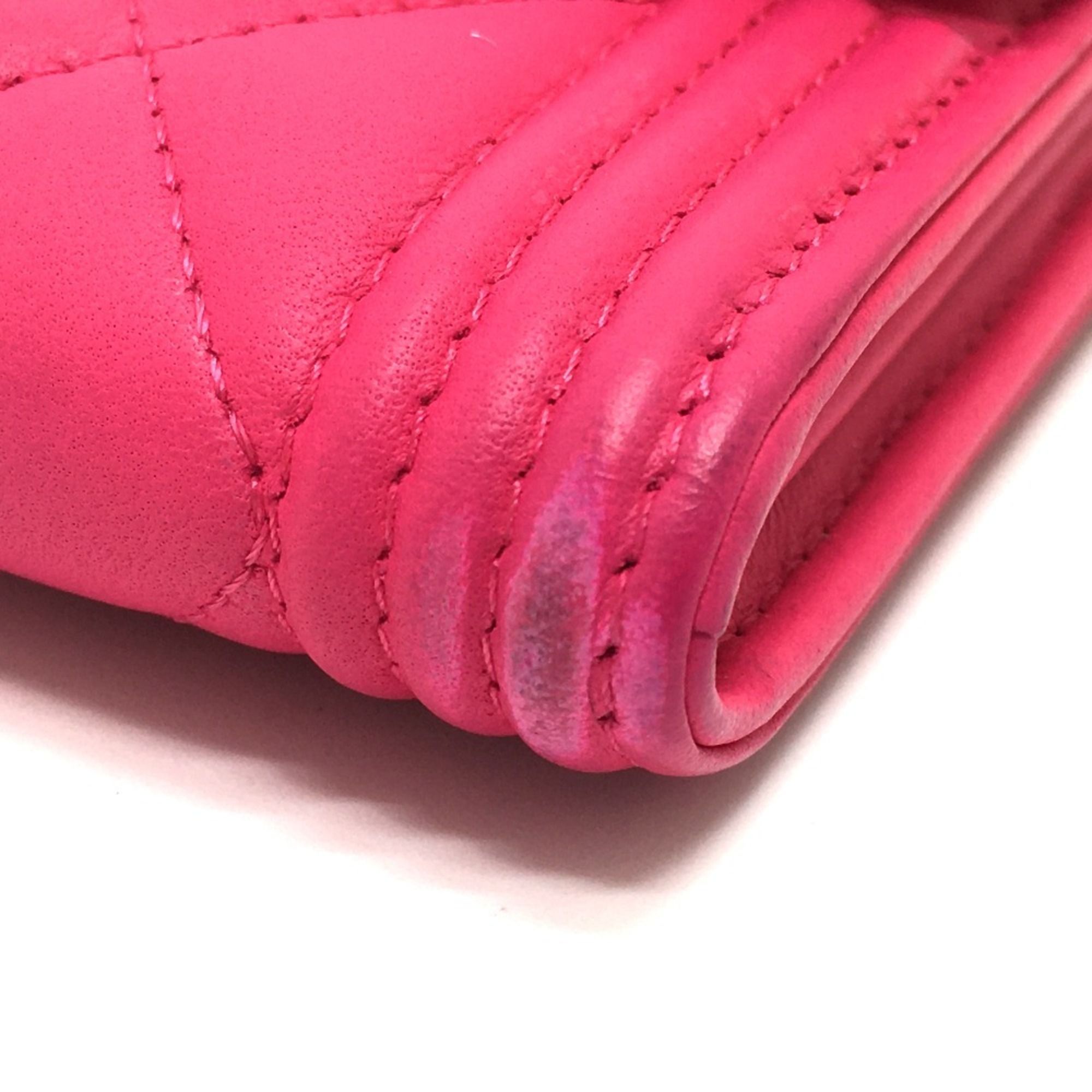 Matelasse Leather Long Wallet (Bi-Fold) (Pre-Owned) - Chanel - Modalova