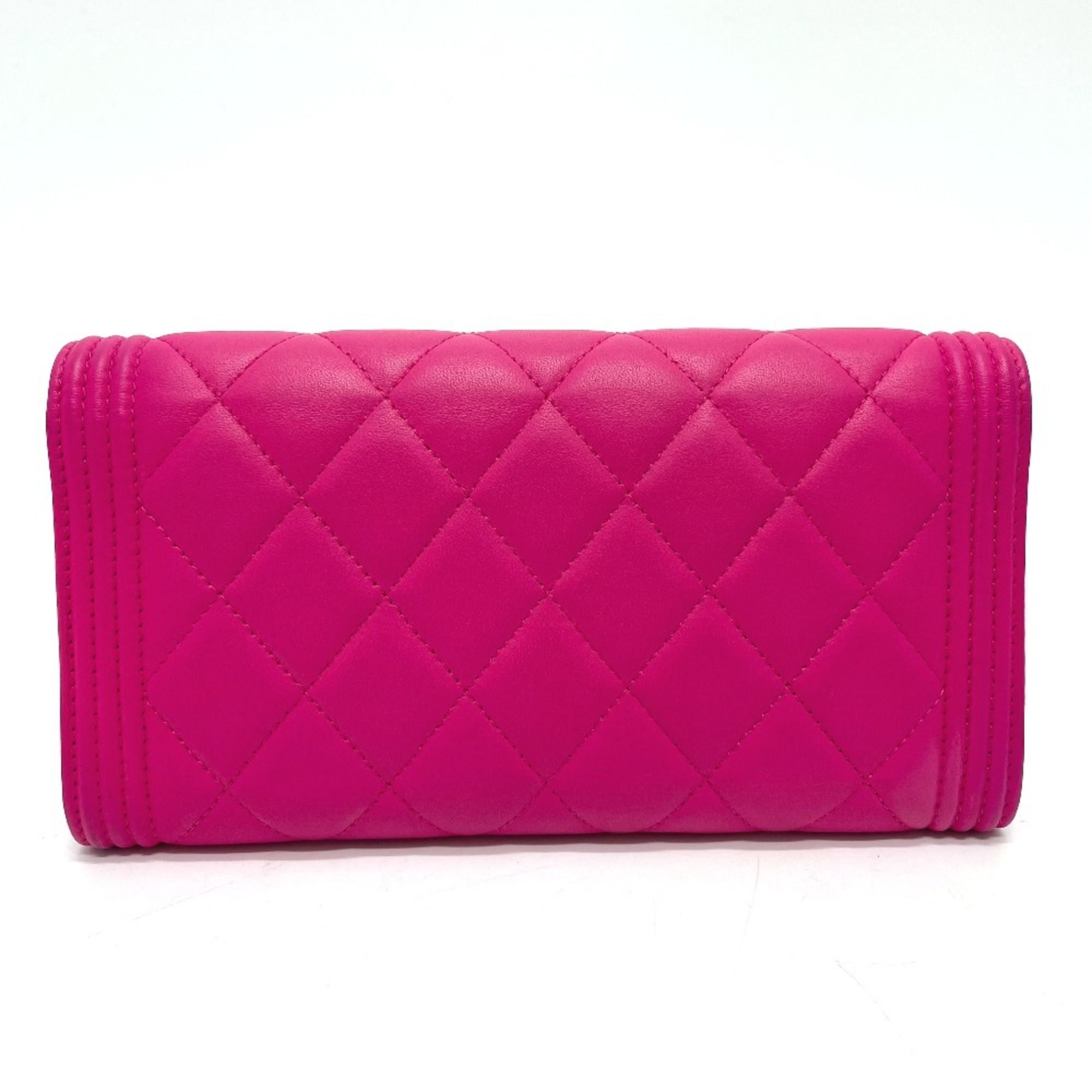 Matelasse Leather Long Wallet (Bi-Fold) (Pre-Owned) - Chanel - Modalova