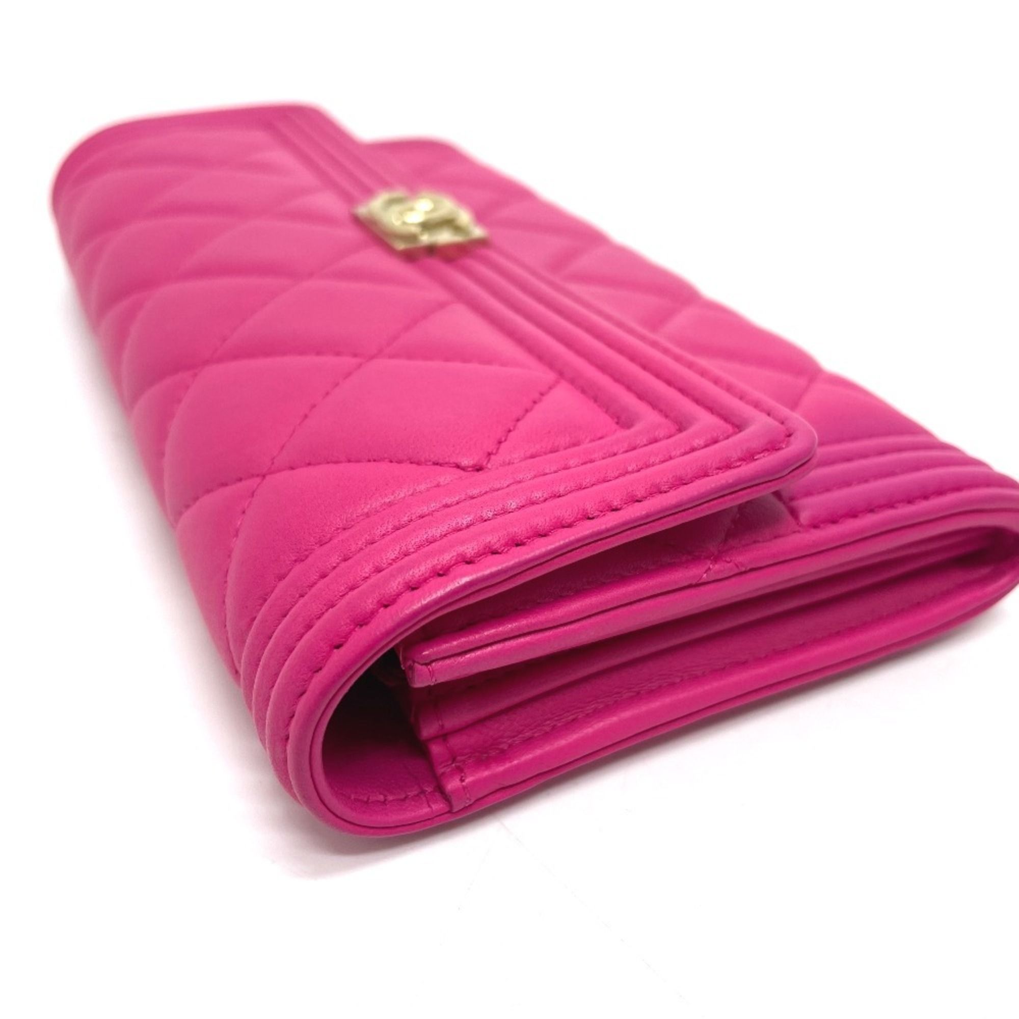 Matelasse Leather Long Wallet (Bi-Fold) (Pre-Owned) - Chanel - Modalova