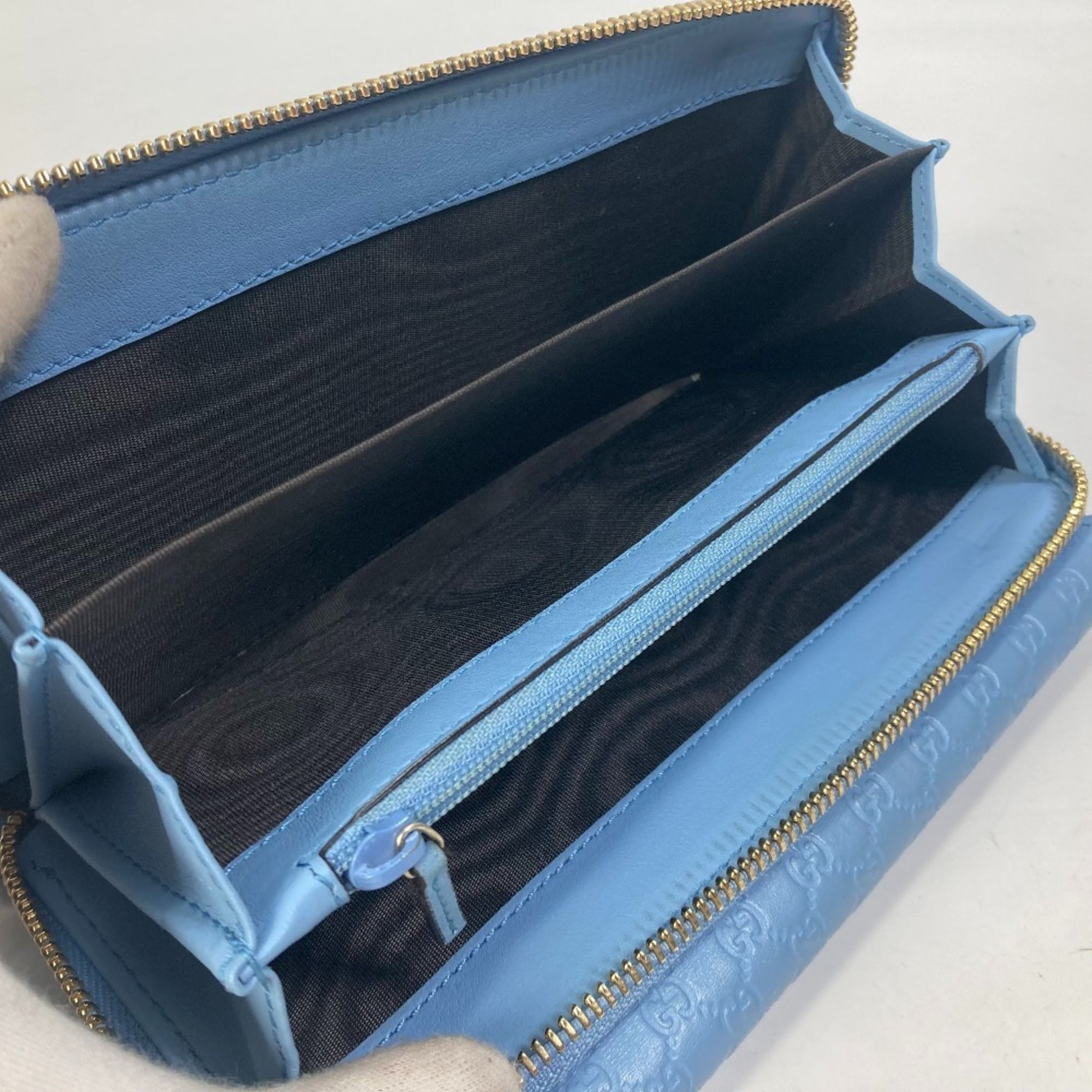 Leather Long Wallet (Bi-Fold) (Pre-Owned) - Gucci - Modalova