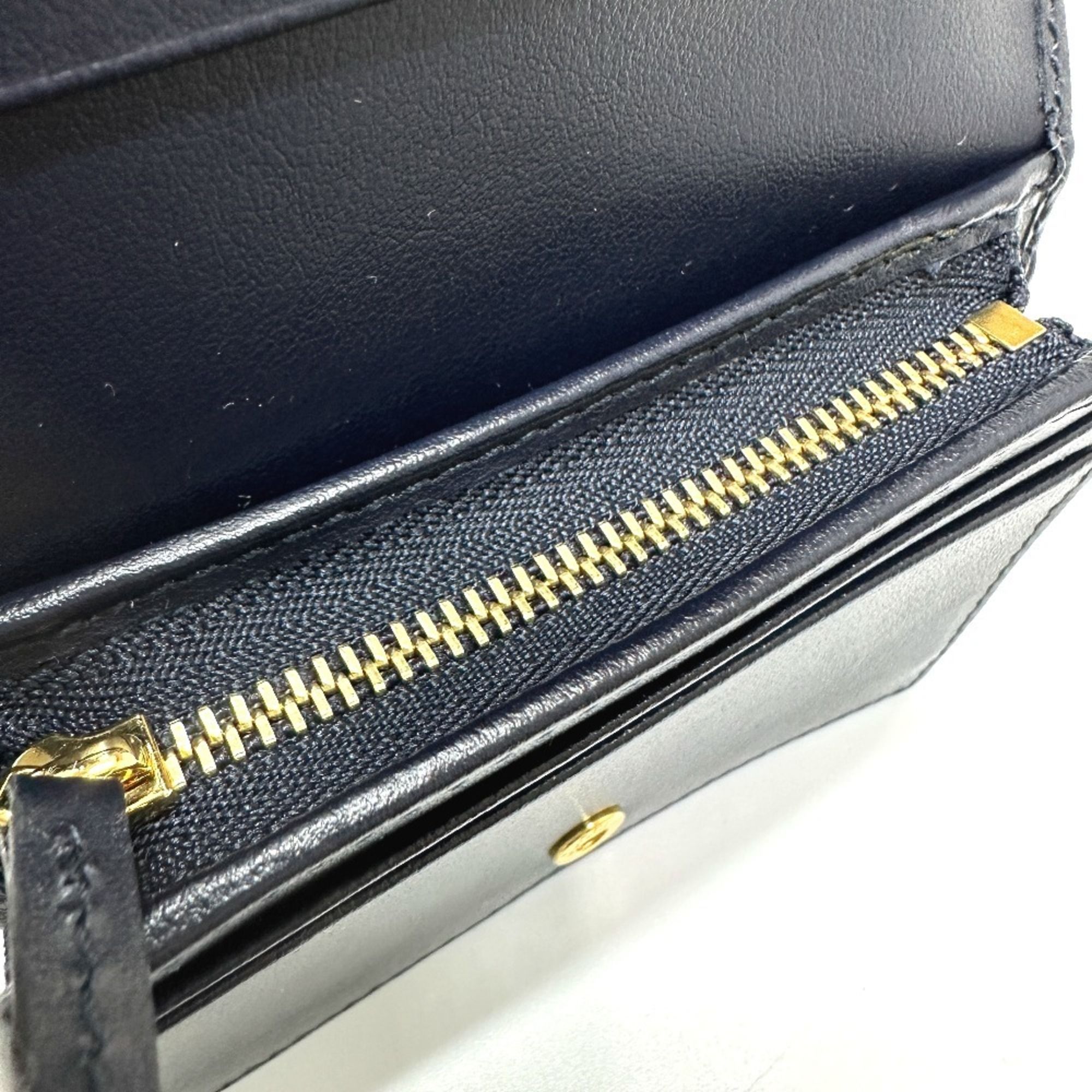 Canvas Leather Wallet (Tri-Fold) (Pre-Owned) - Gucci - Modalova