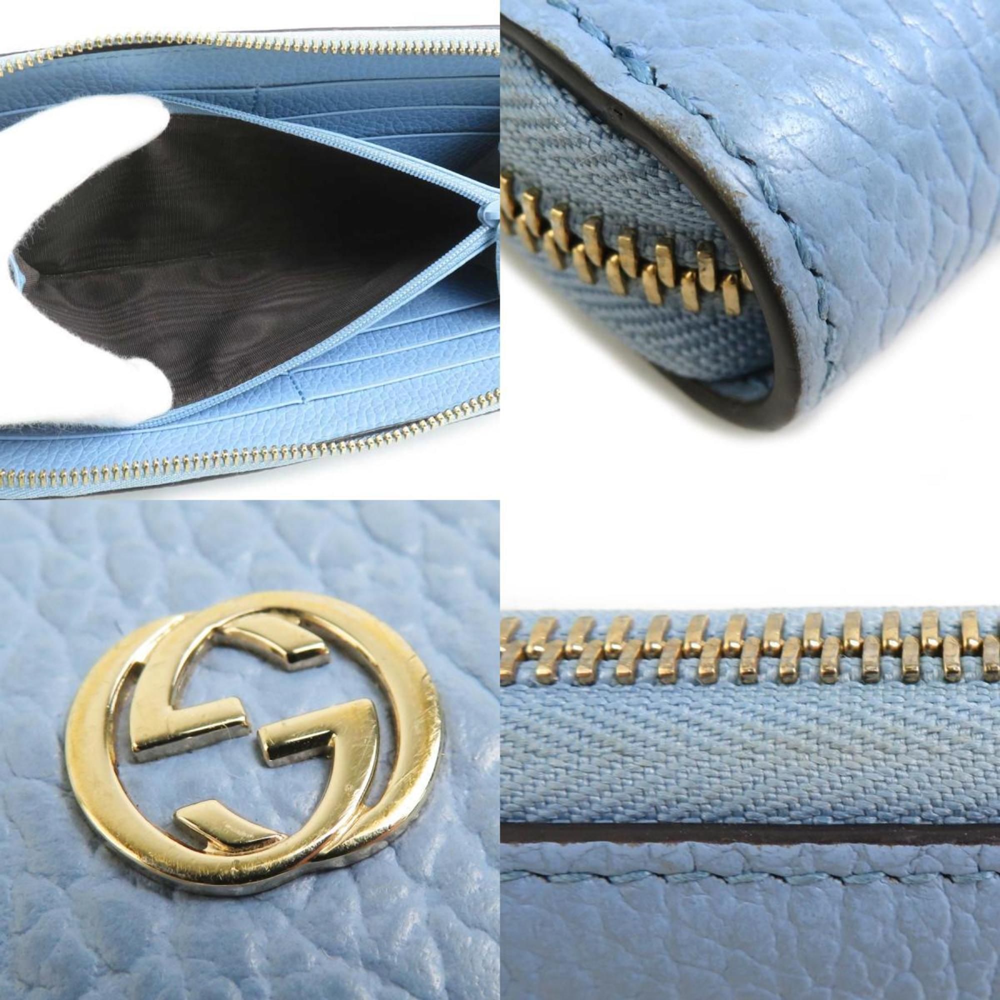 Leather Long Wallet (Bi-Fold) (Pre-Owned) - Gucci - Modalova
