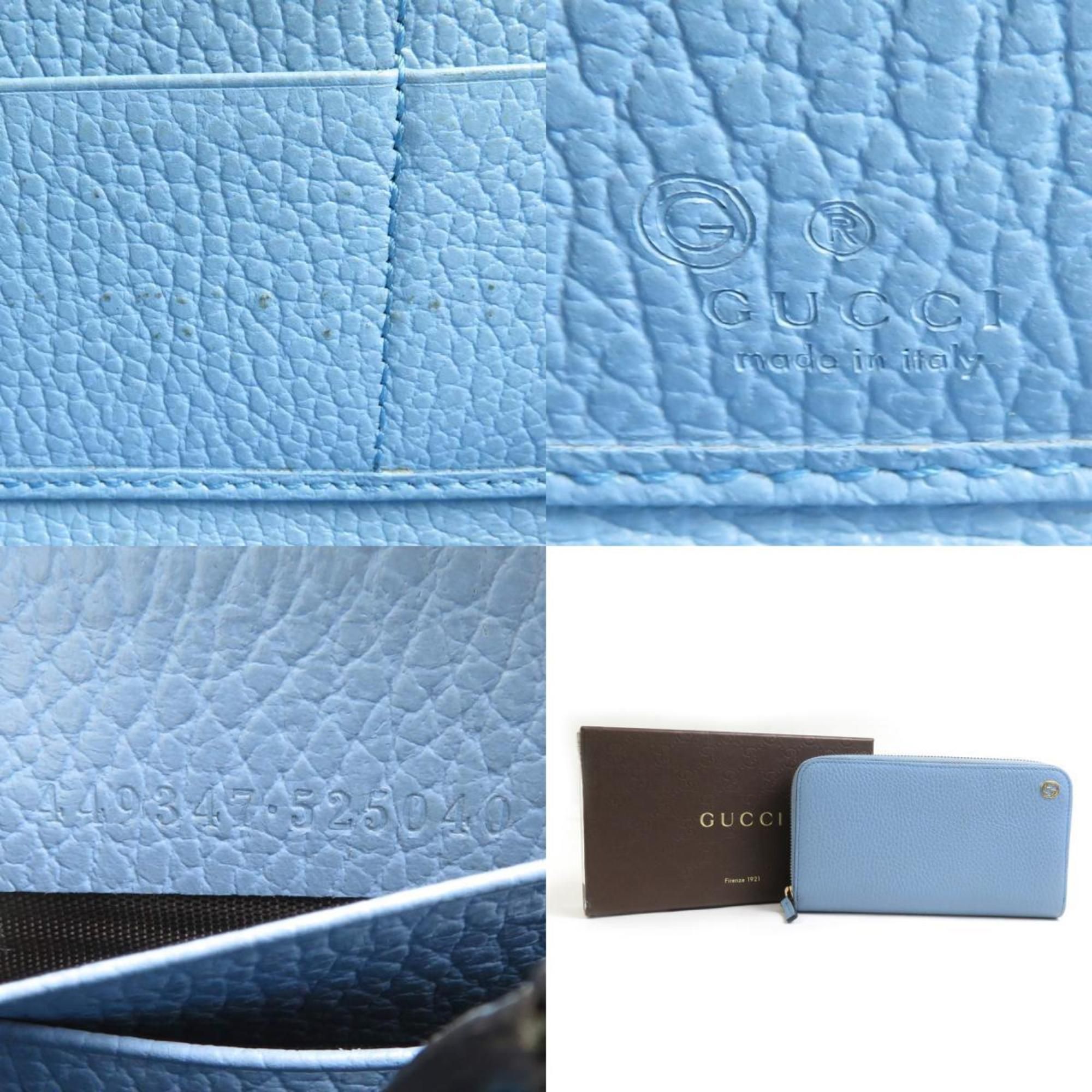 Leather Long Wallet (Bi-Fold) (Pre-Owned) - Gucci - Modalova
