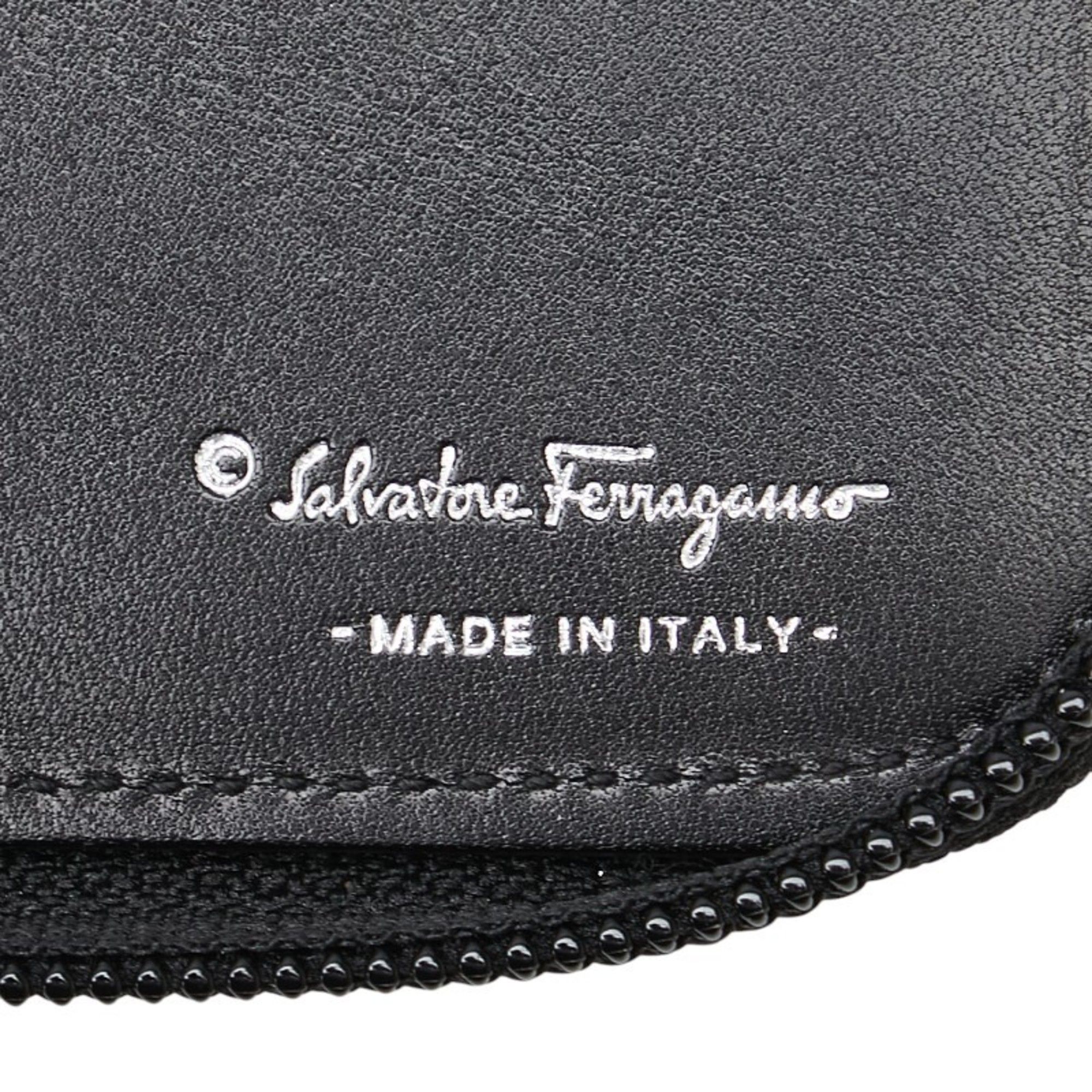 Leather Long Wallet (Bi-Fold) (Pre-Owned) - Salvatore Ferragamo - Modalova