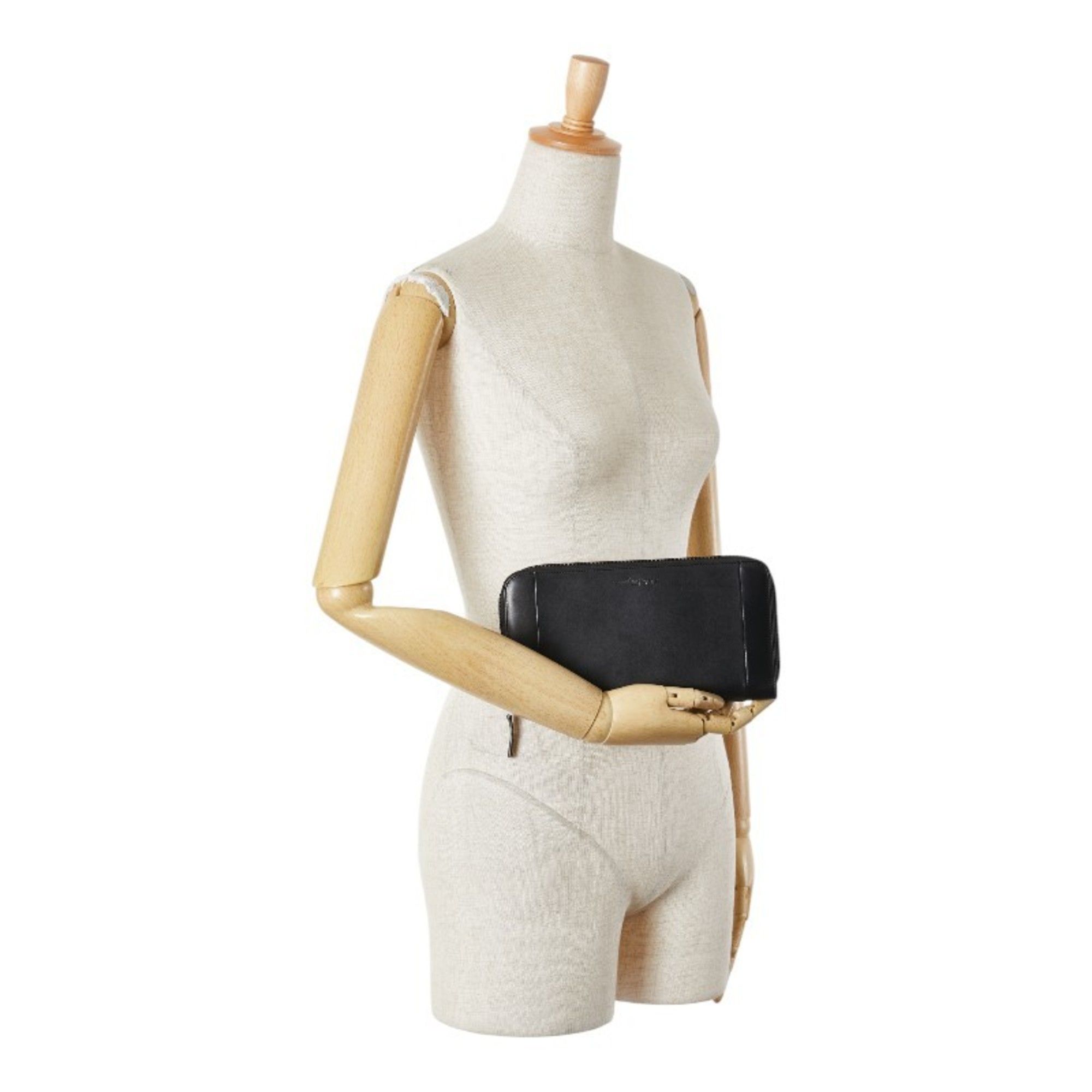 Leather Long Wallet (Bi-Fold) (Pre-Owned) - Salvatore Ferragamo - Modalova
