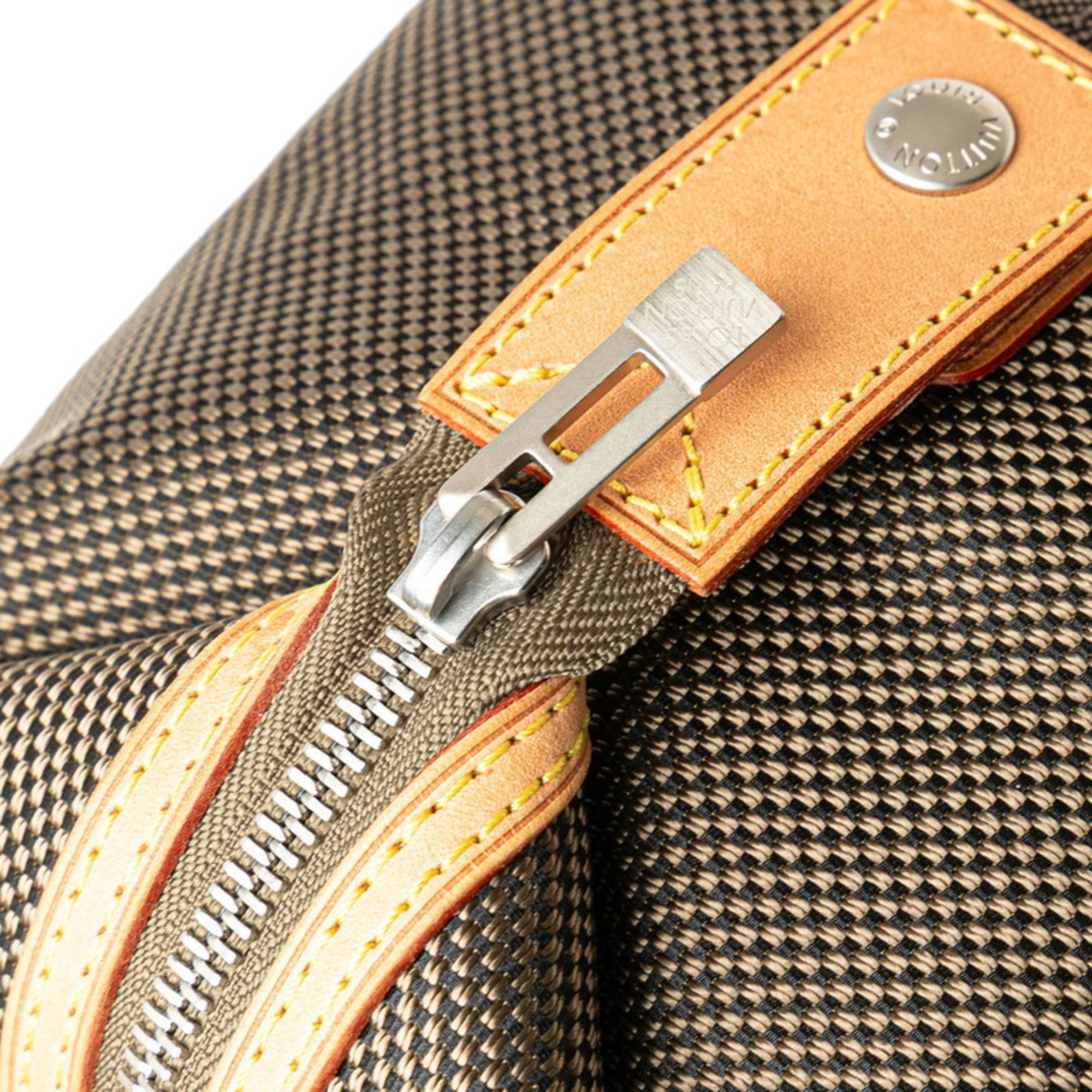 Damier Geant Canvas Leather Pouch (Pre-Owned) - Louis Vuitton - Modalova