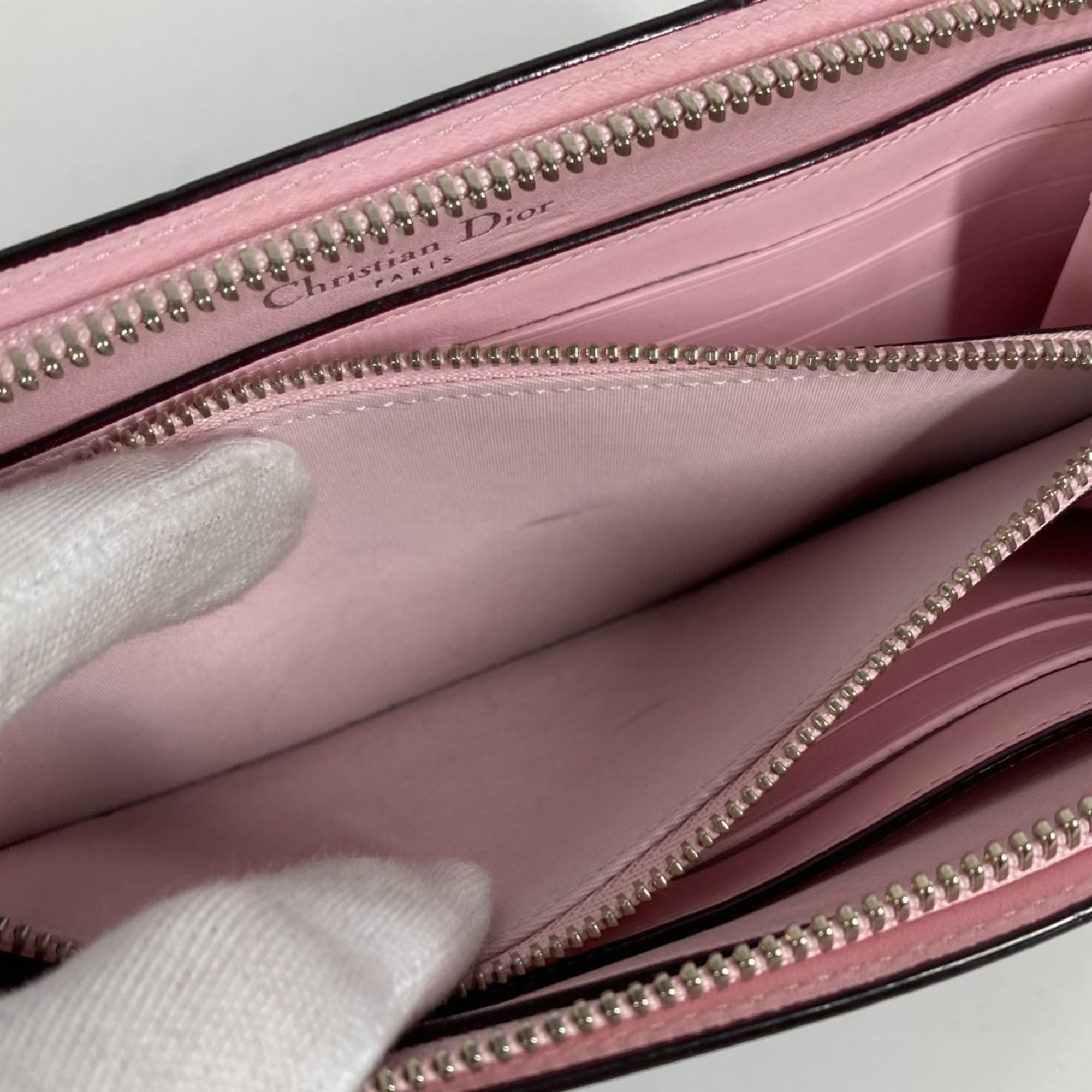 Leather Long Wallet (Bi-Fold) (Pre-Owned) - Christian Dior - Modalova