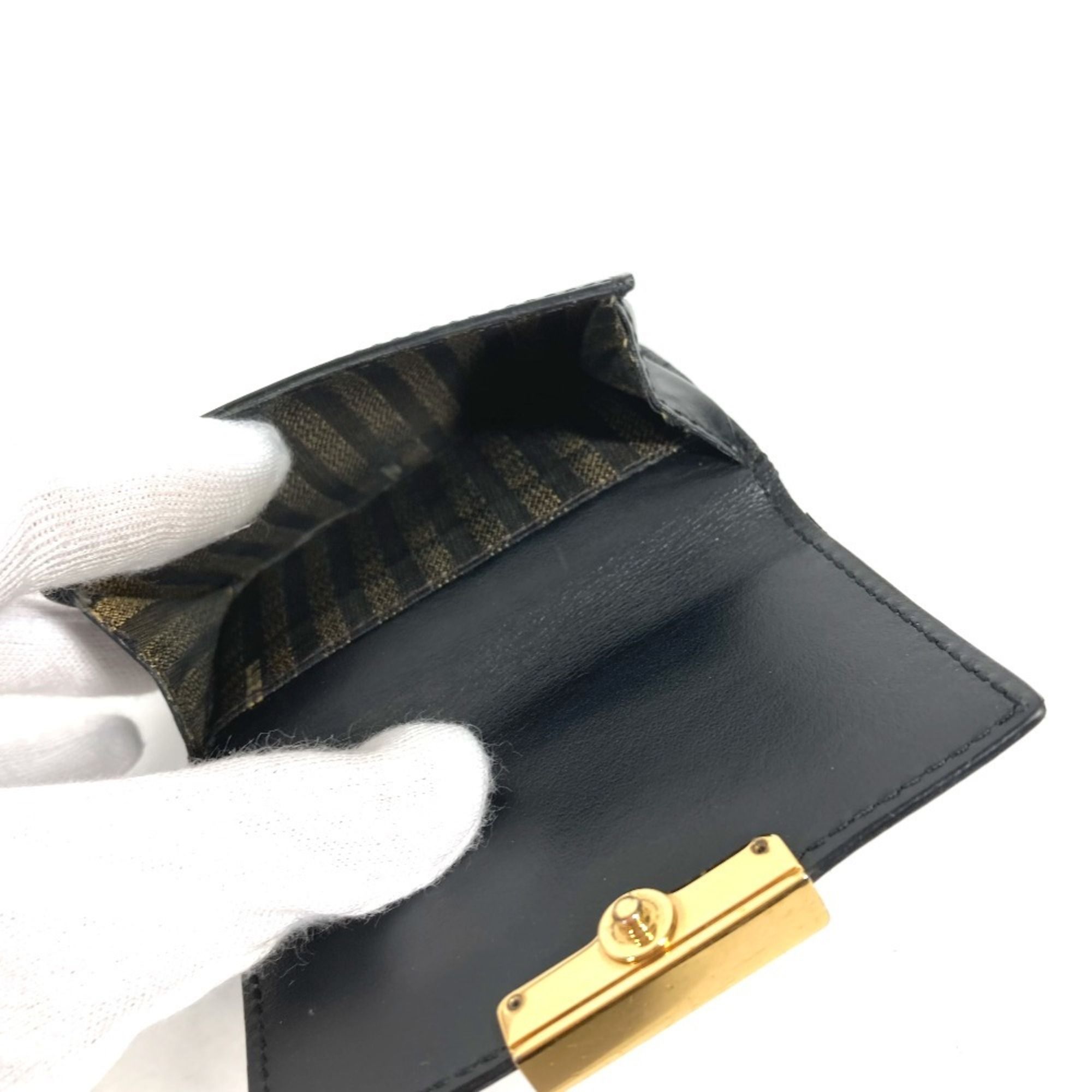 Leather Wallet (Tri-Fold) (Pre-Owned) - Fendi - Modalova