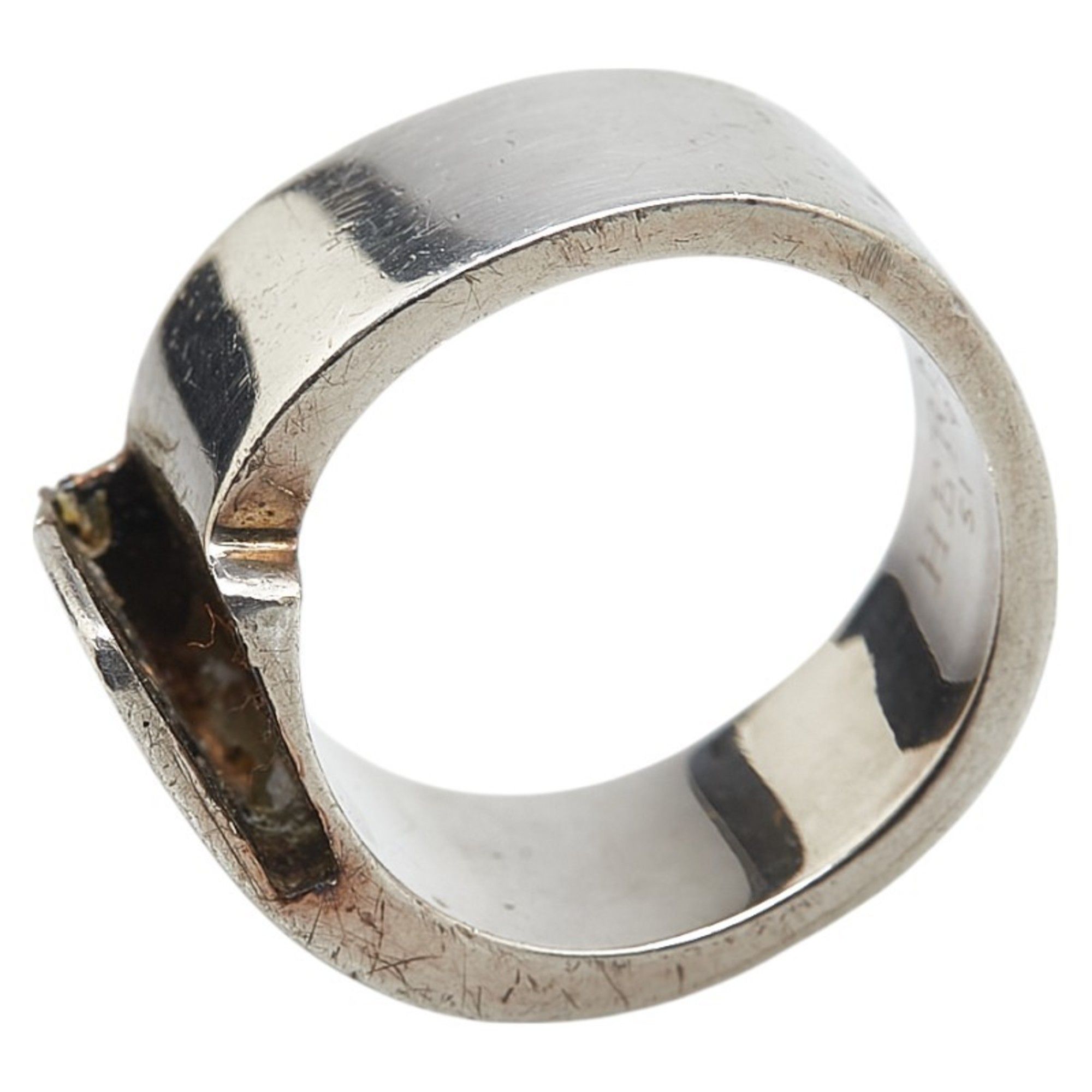Silver 925 Band Ring (Pre-Owned) - Hermes - Modalova