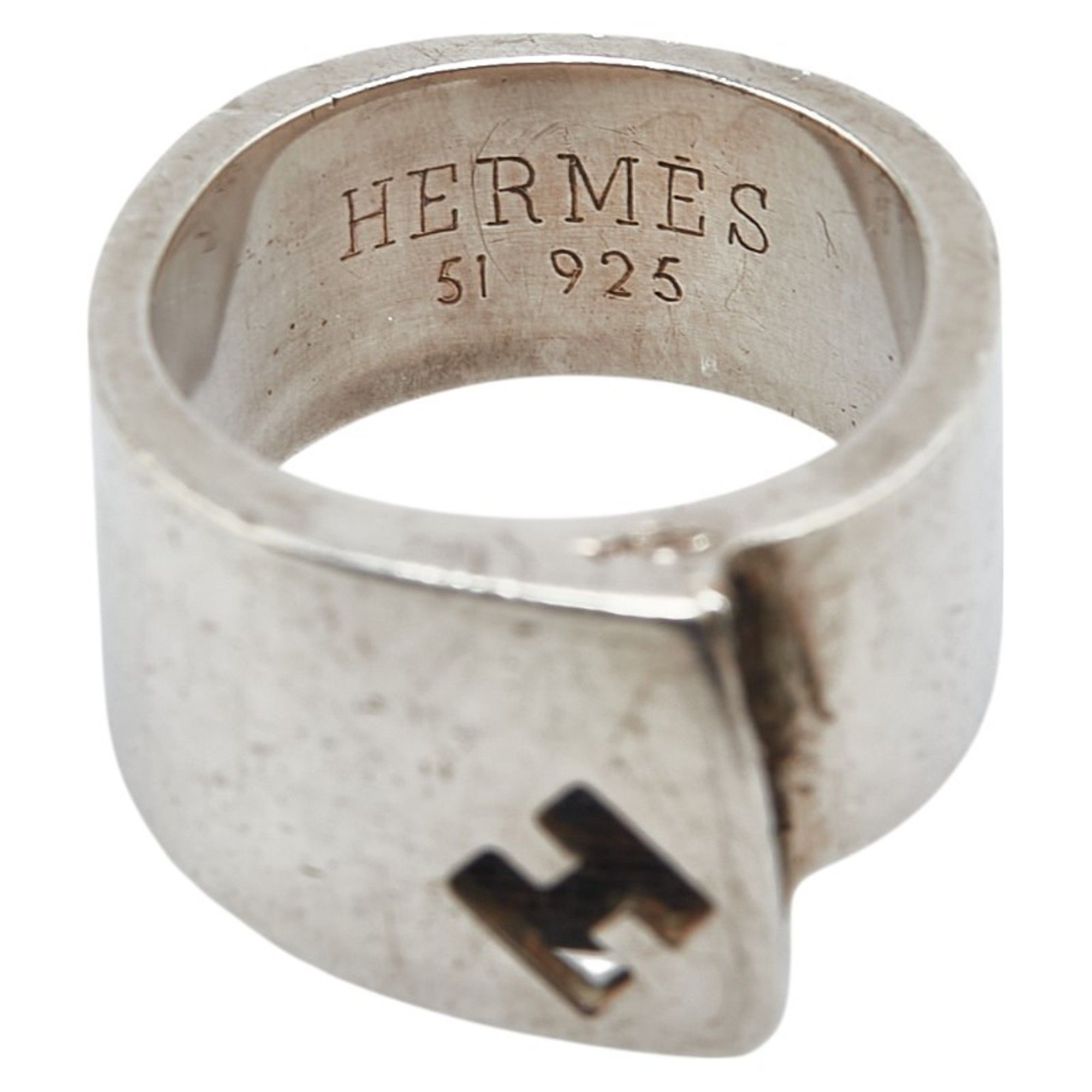 Silver 925 Band Ring (Pre-Owned) - Hermes - Modalova