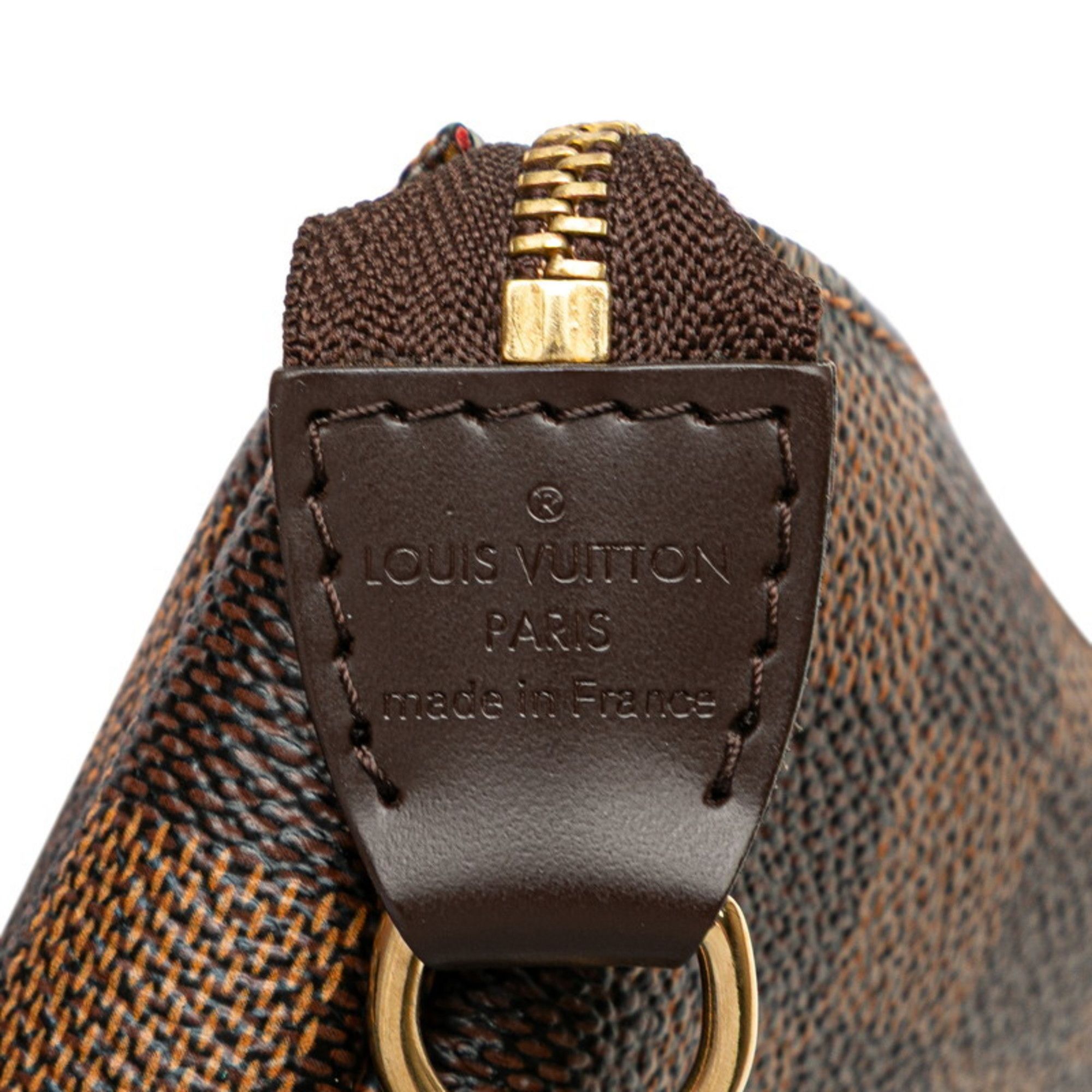 Damier Pvc Leather Handbag Pochette (Pre-Owned) - Louis Vuitton - Modalova
