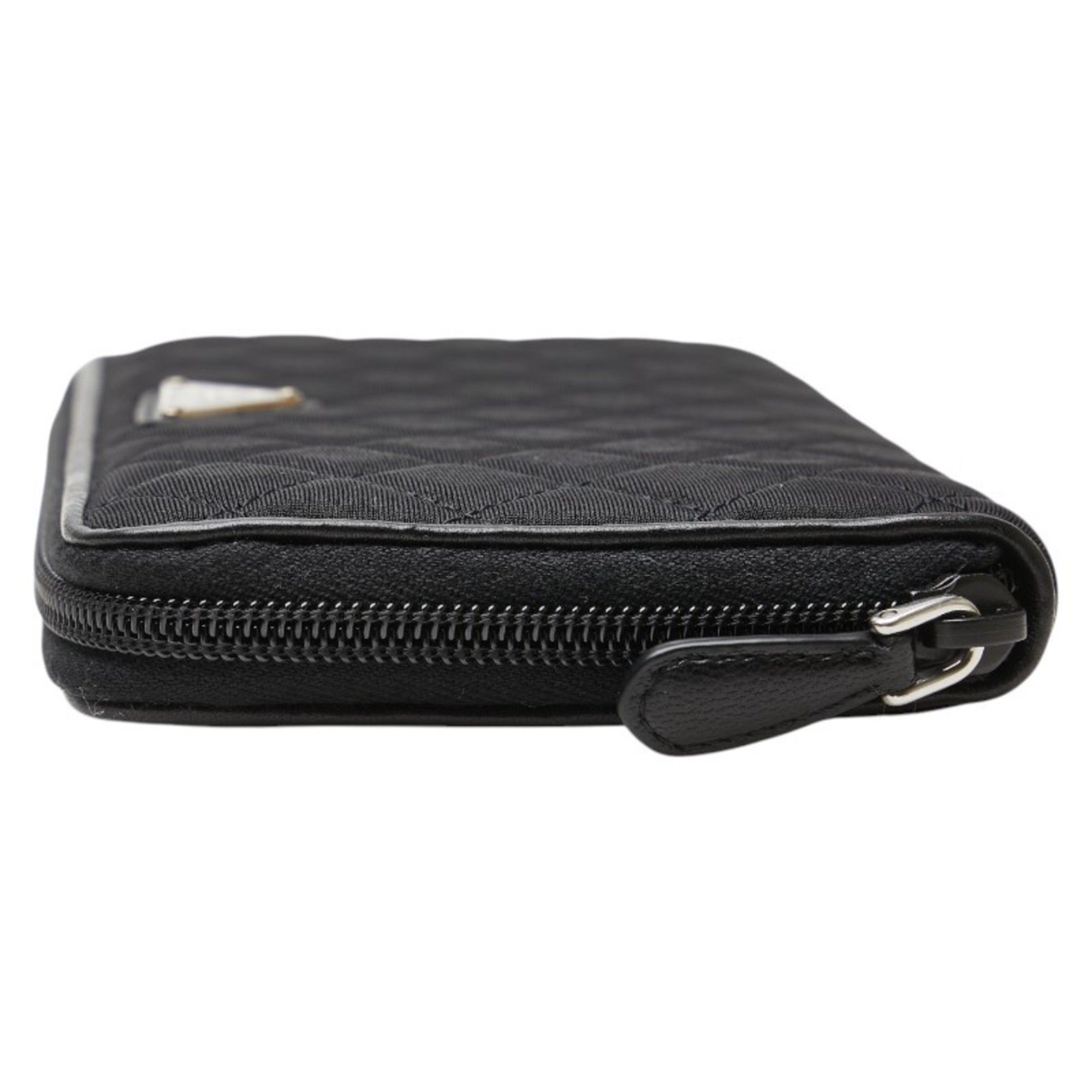 Nylon Leather Long Wallet (Bi-Fold) (Pre-Owned) - Prada - Modalova