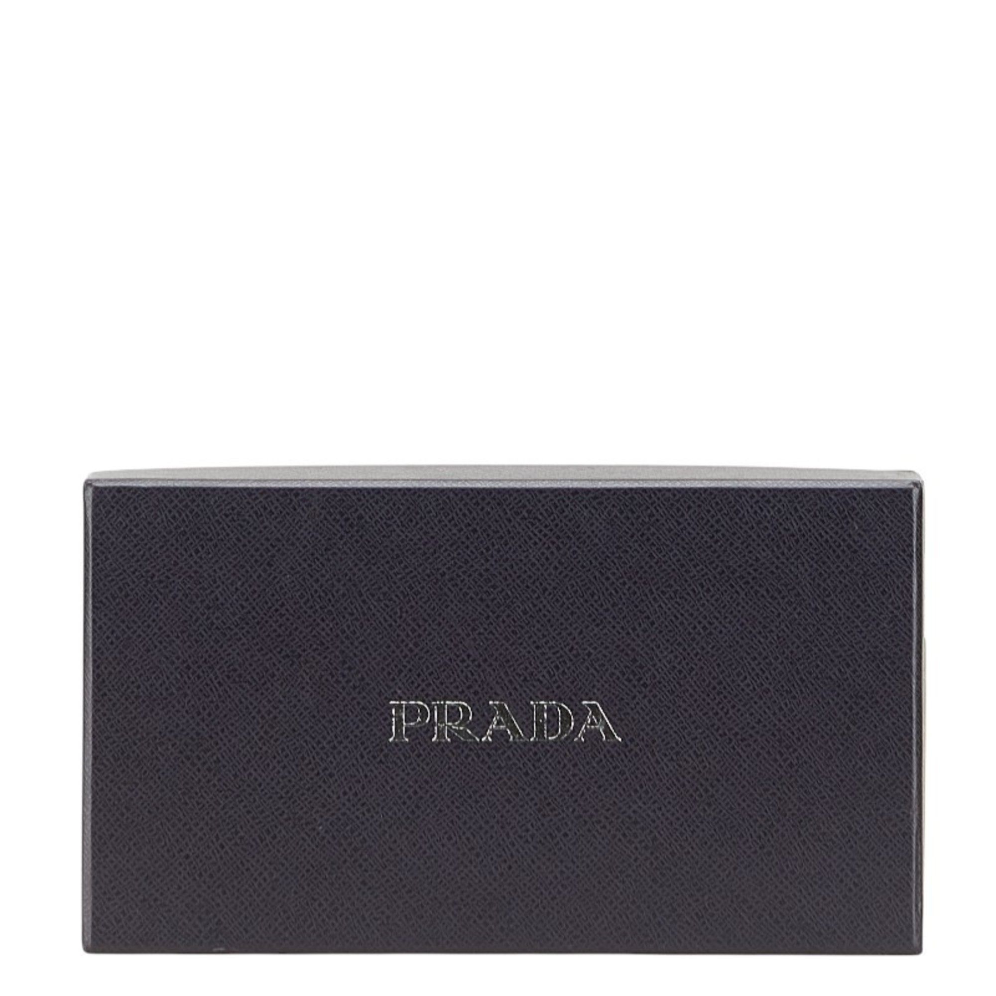 Nylon Leather Long Wallet (Bi-Fold) (Pre-Owned) - Prada - Modalova
