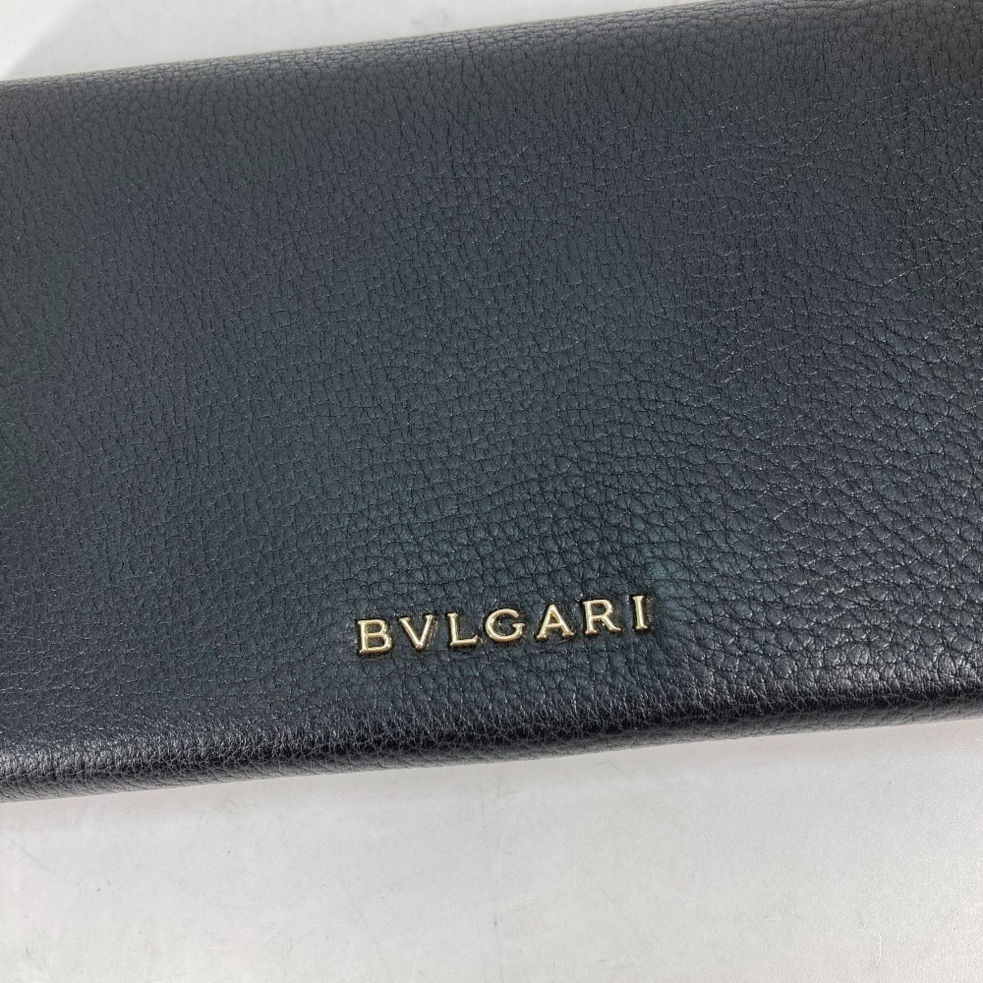 Leather Long Wallet (Bi-Fold) (Pre-Owned) - Bvlgari - Modalova