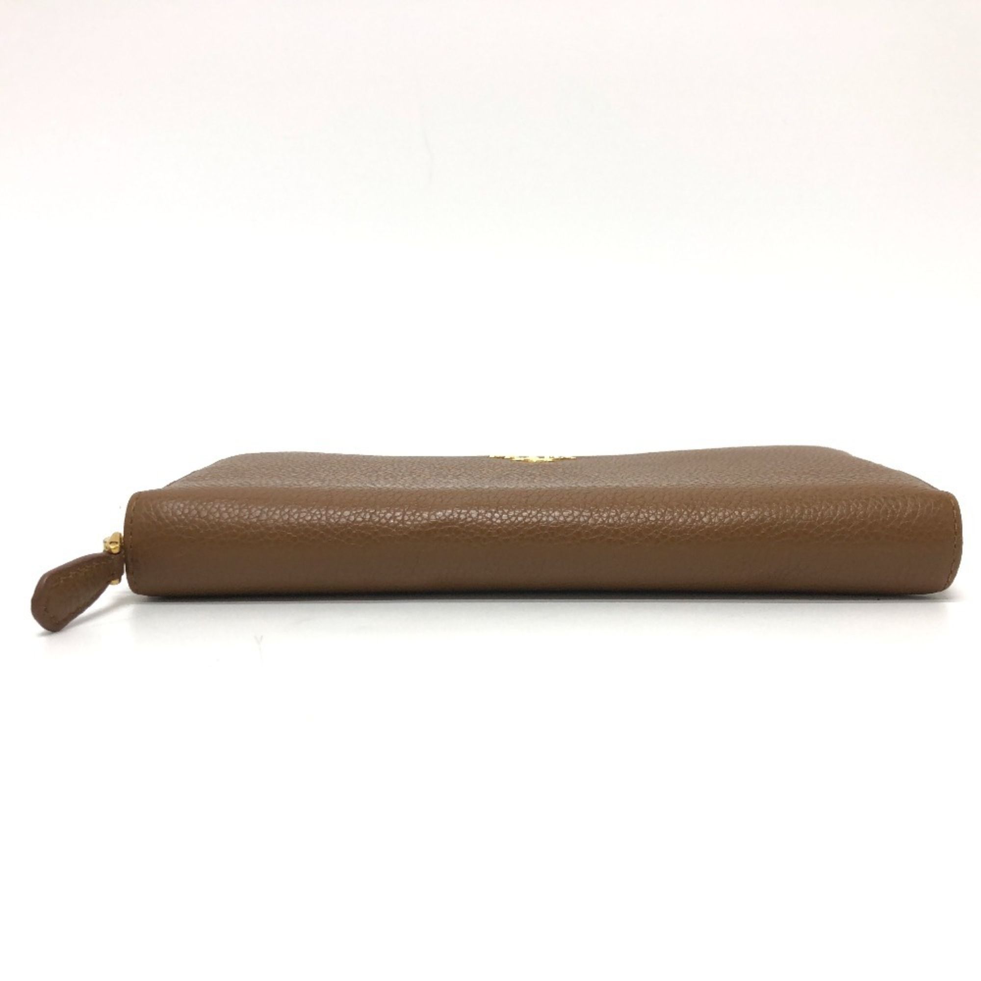 Leather Long Wallet (Bi-Fold) (Pre-Owned) - Prada - Modalova