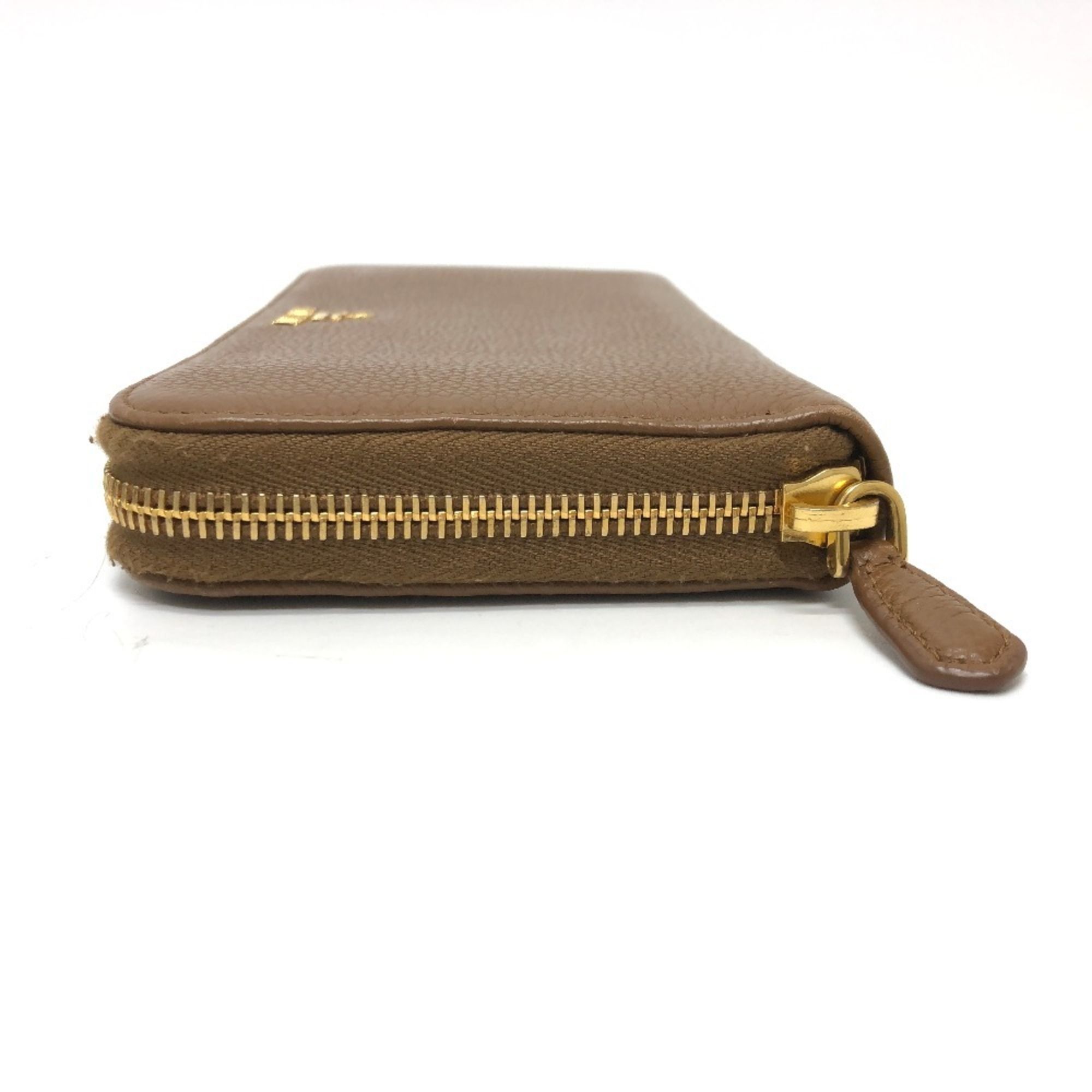 Leather Long Wallet (Bi-Fold) (Pre-Owned) - Prada - Modalova