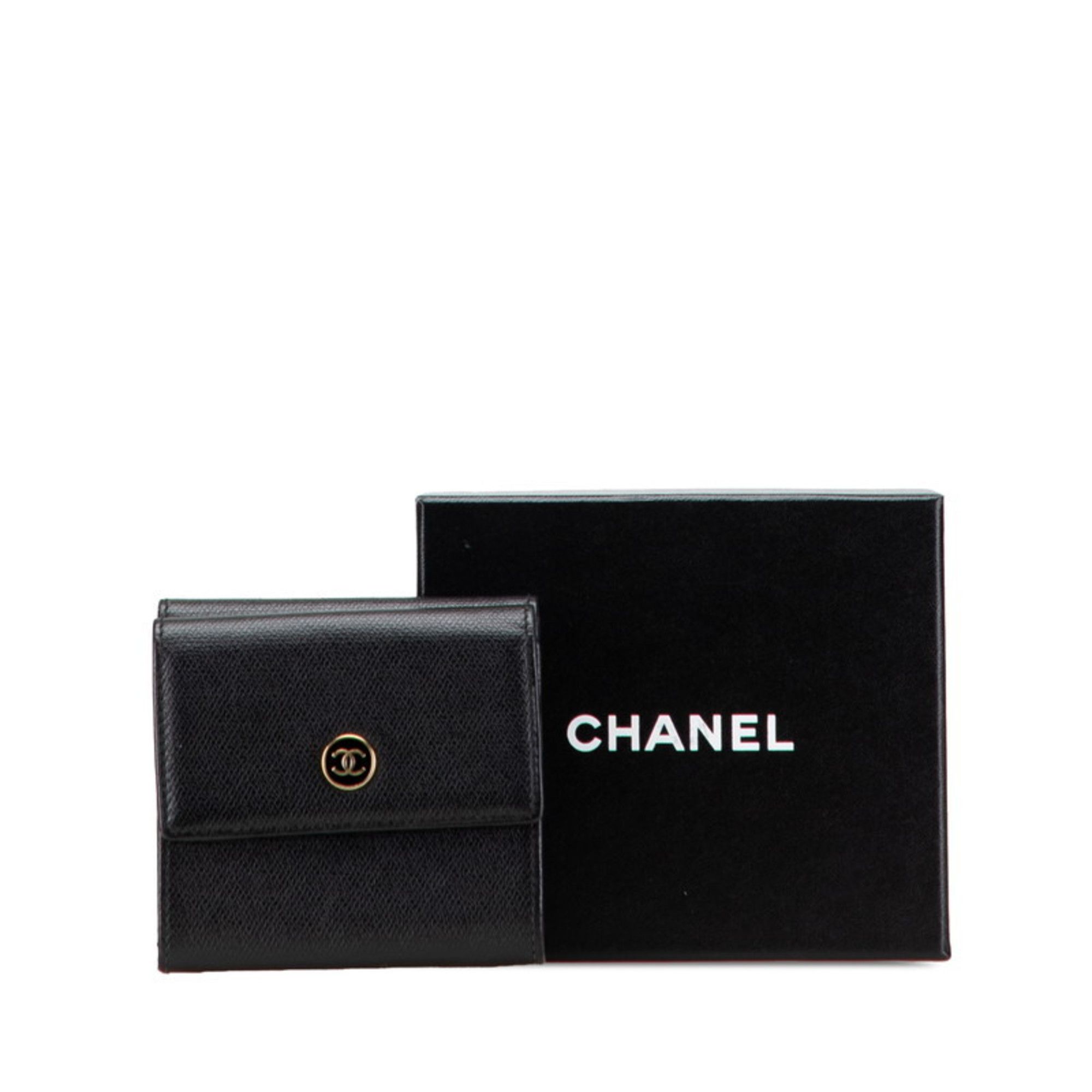 Leather Wallet (Tri-Fold) (Pre-Owned) - Chanel - Modalova