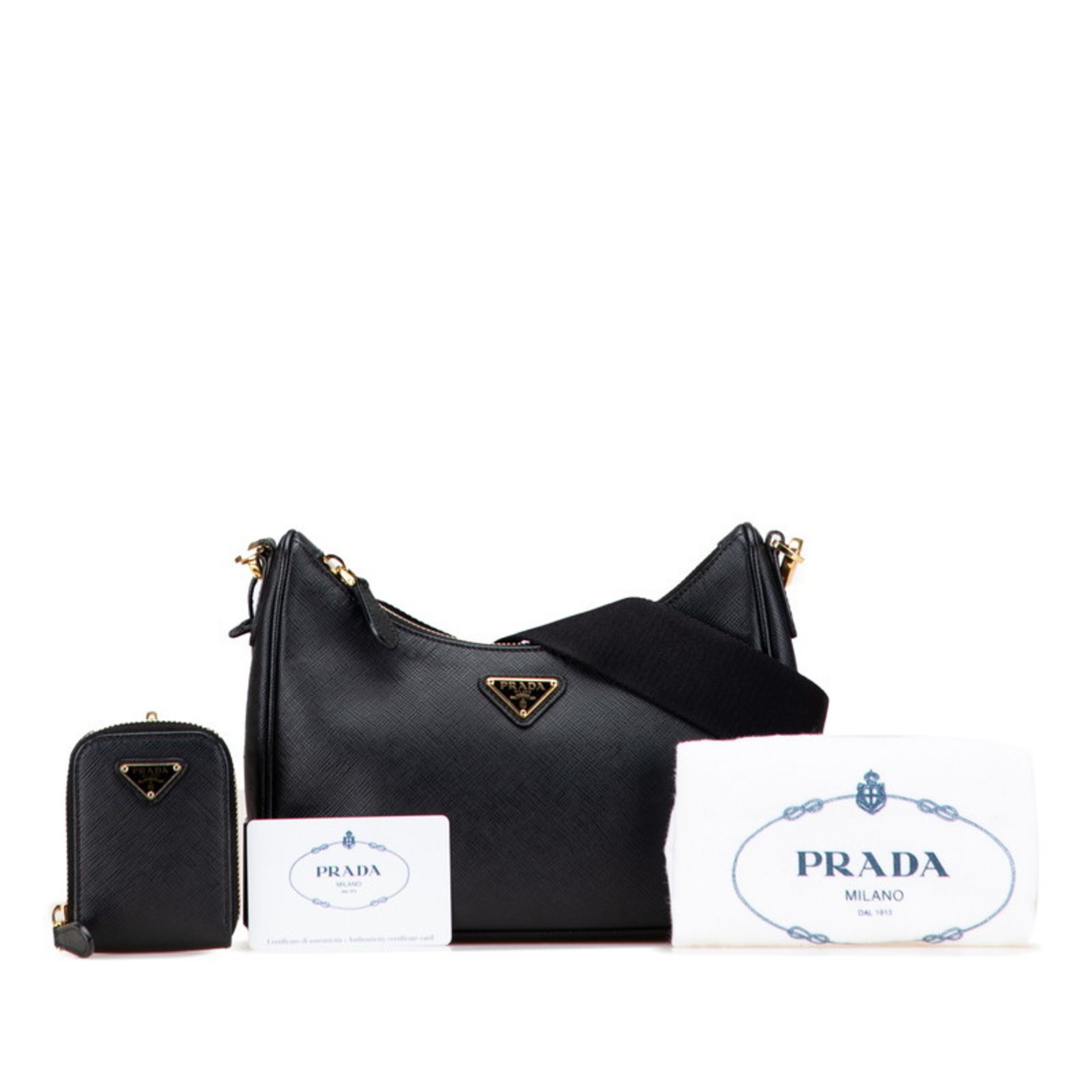 Leather Shoulder Bag (Pre-Owned) - Prada - Modalova