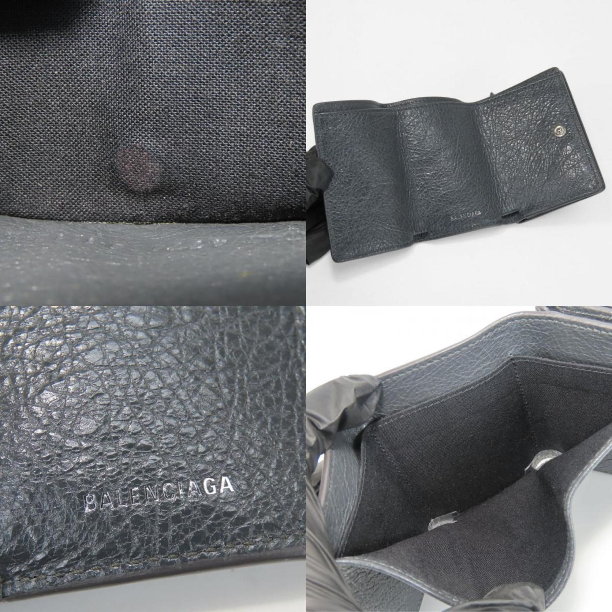 Leather Wallet (Tri-Fold) (Pre-Owned) - Balenciaga - Modalova