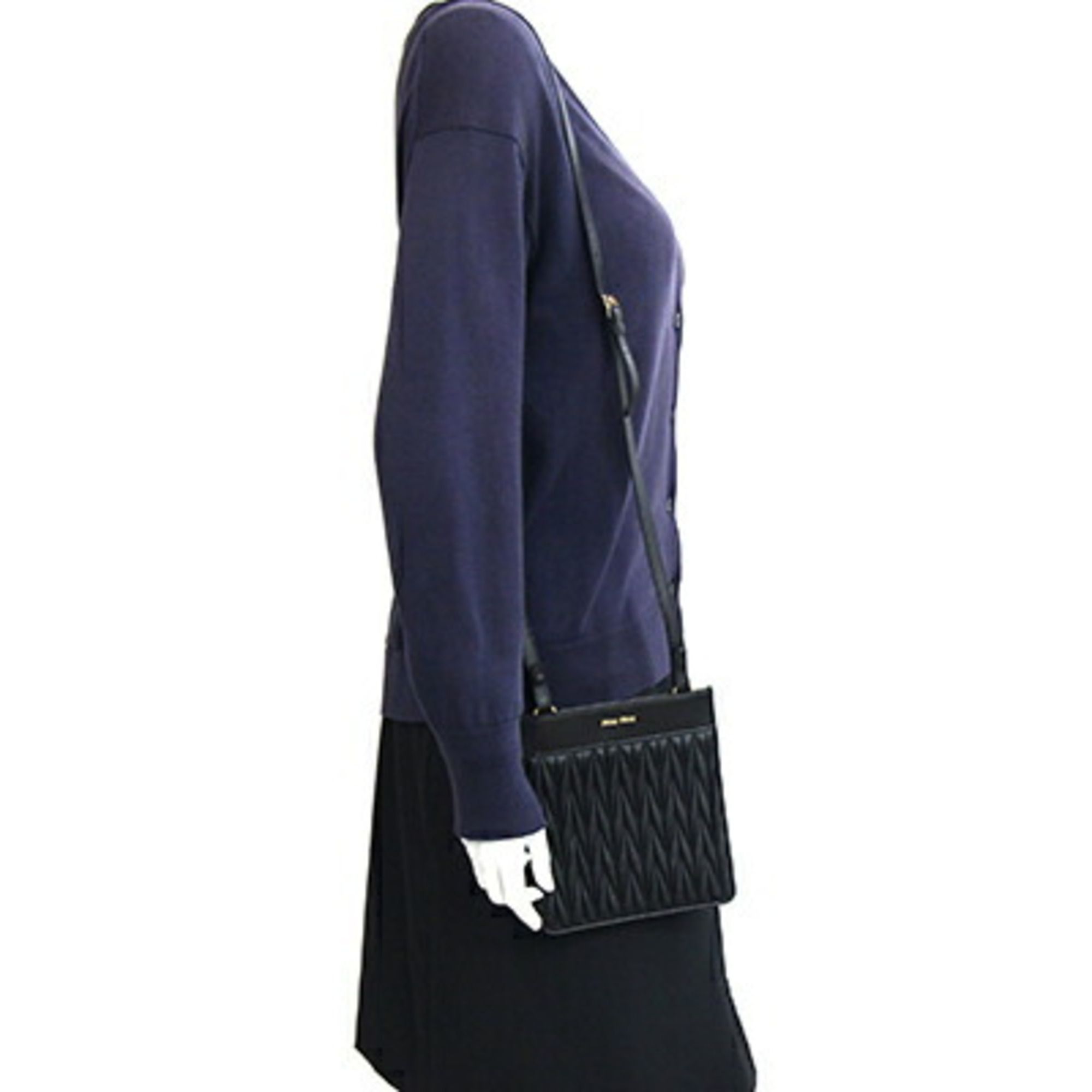 Matelasse Leather Pochette Shoulder Bag (Pre-Owned) - Miu Miu - Modalova