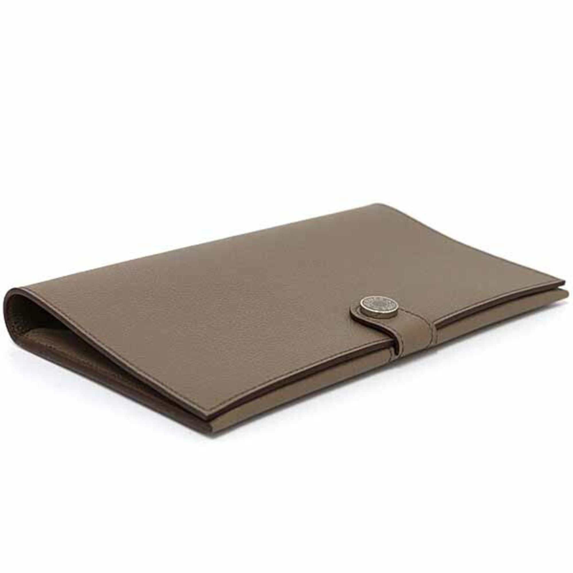 Evercalf Leather Long Wallet (Bi-Fold) (Pre-Owned) - Hermes - Modalova