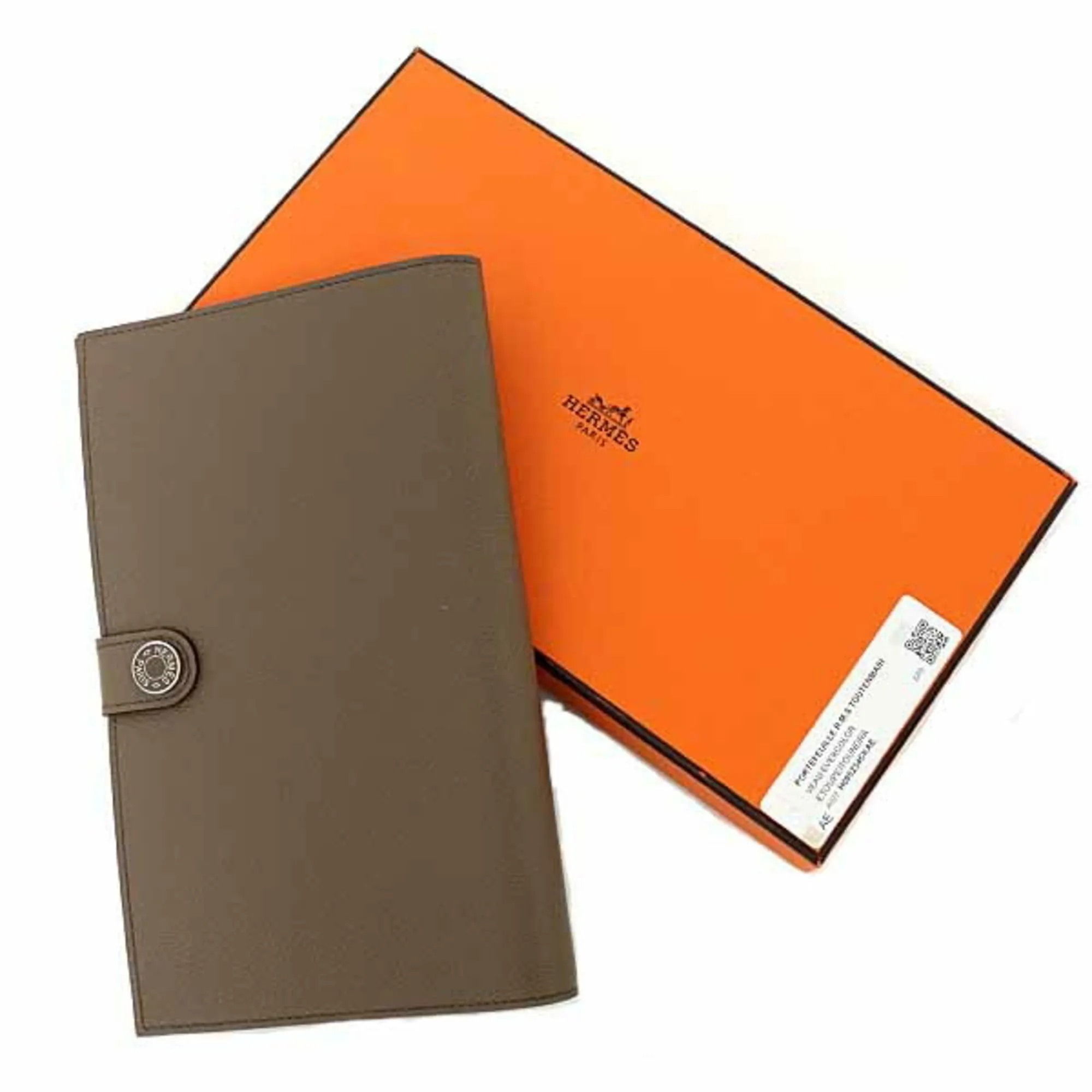 Evercalf Leather Long Wallet (Bi-Fold) (Pre-Owned) - Hermes - Modalova