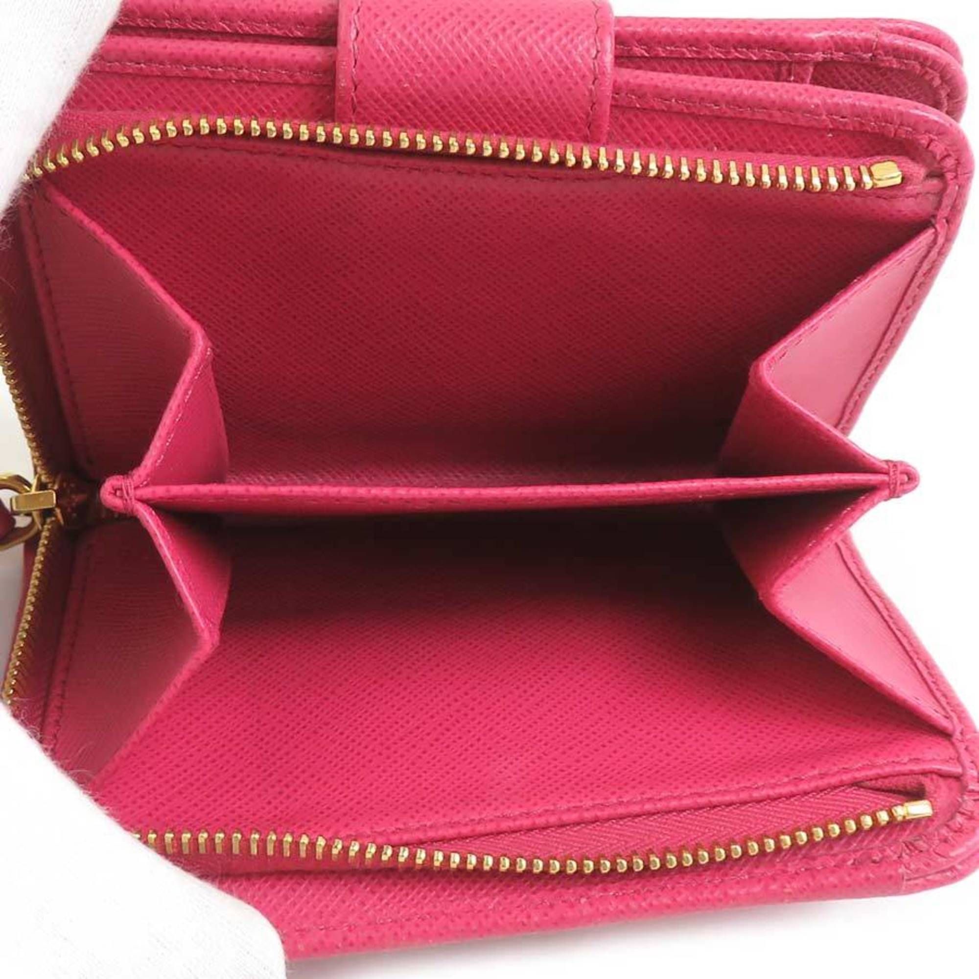 Leather Wallet (Bi-Fold) (Pre-Owned) - Prada - Modalova