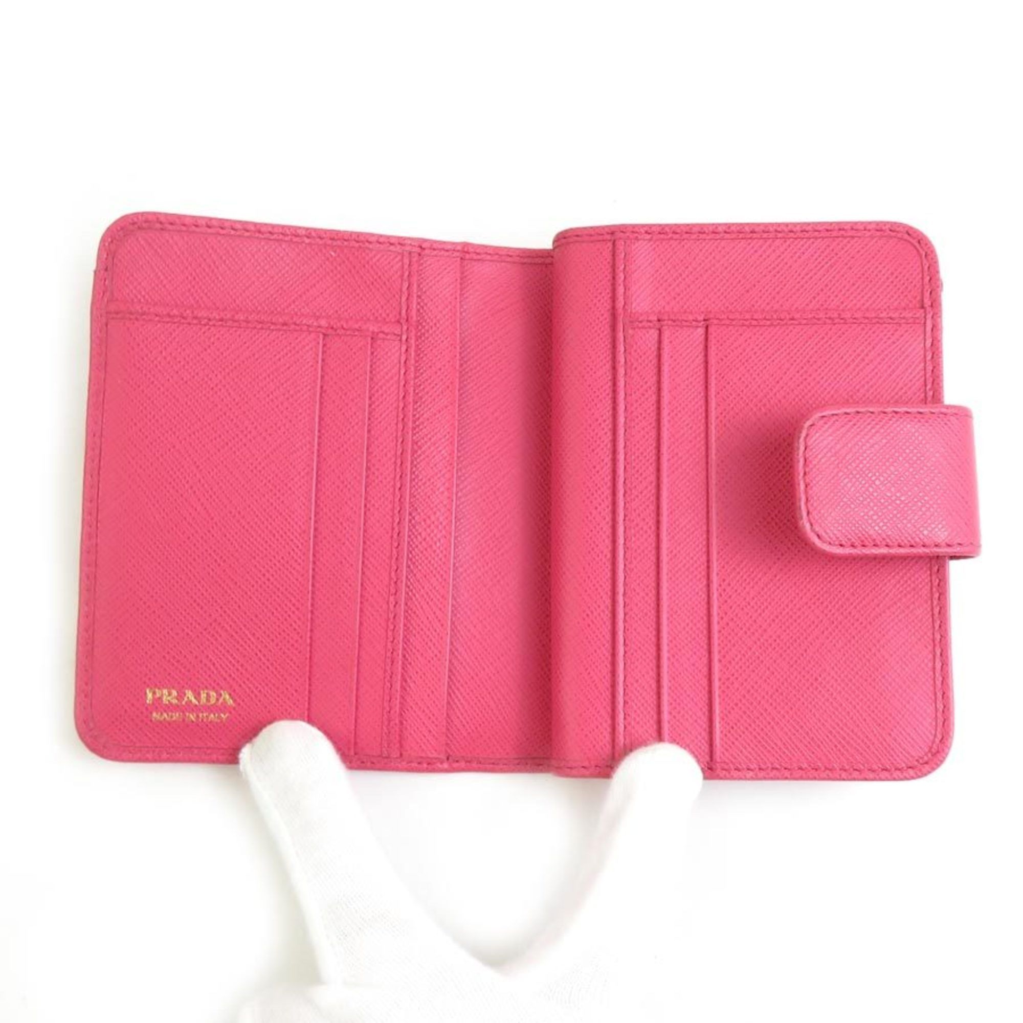 Leather Wallet (Bi-Fold) (Pre-Owned) - Prada - Modalova