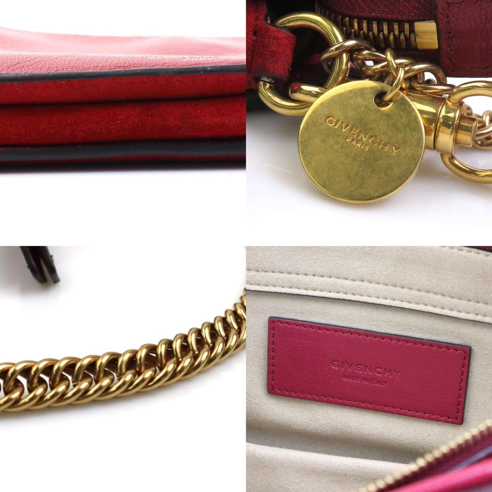 Leather Suede Shoulder Bag (Pre-Owned) - Givenchy - Modalova