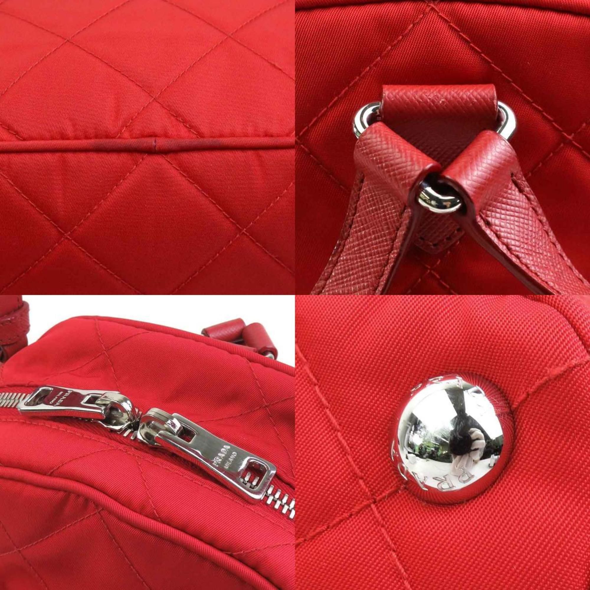 Nylon Leather Backpack (Pre-Owned) - Prada - Modalova