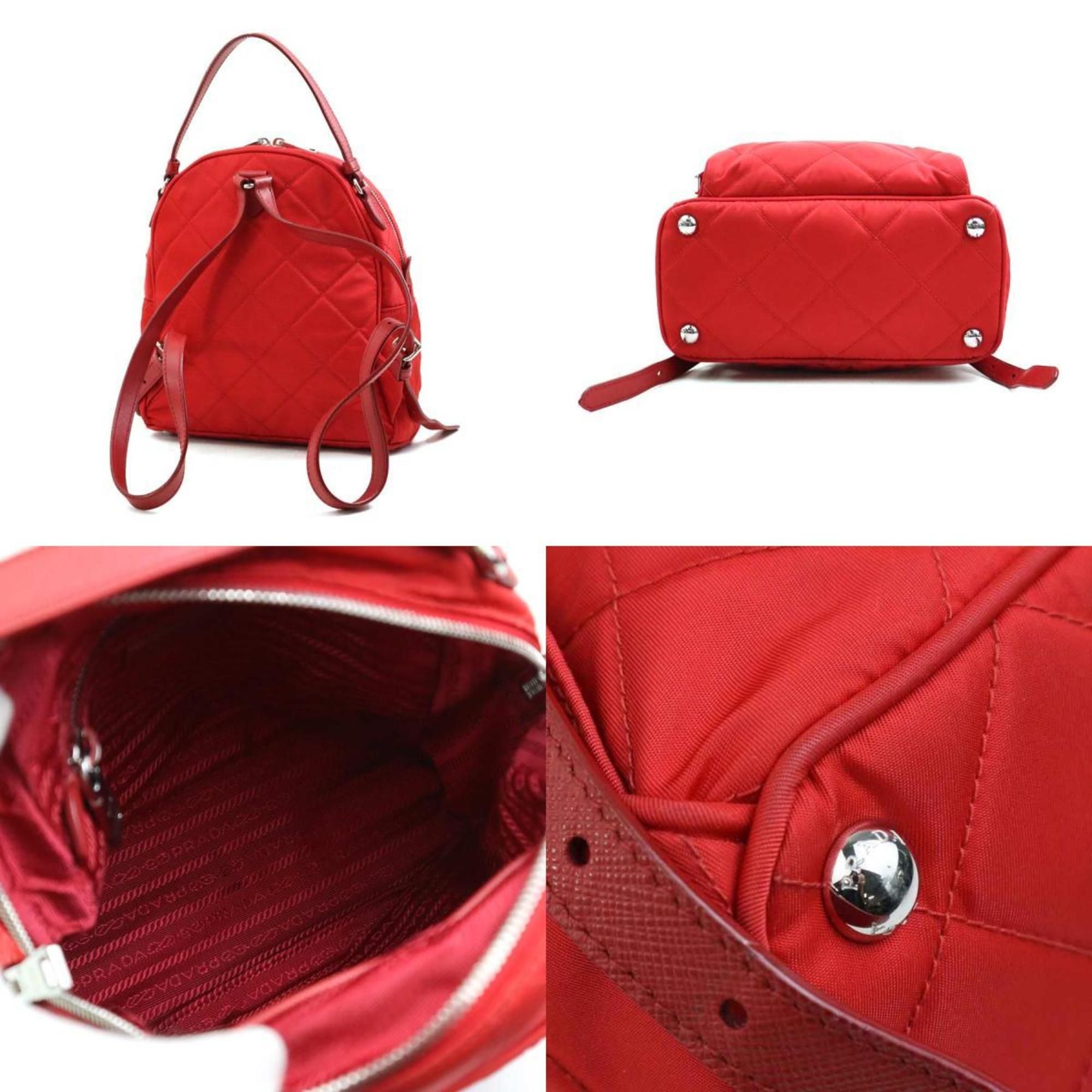 Nylon Leather Backpack (Pre-Owned) - Prada - Modalova