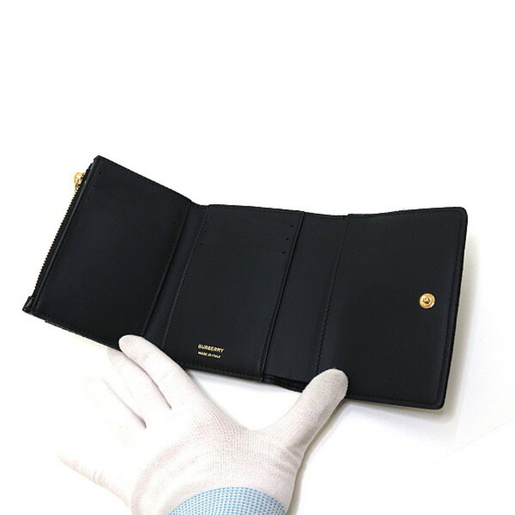 Leather Wallet (Tri-Fold) (Pre-Owned) - Burberry - Modalova