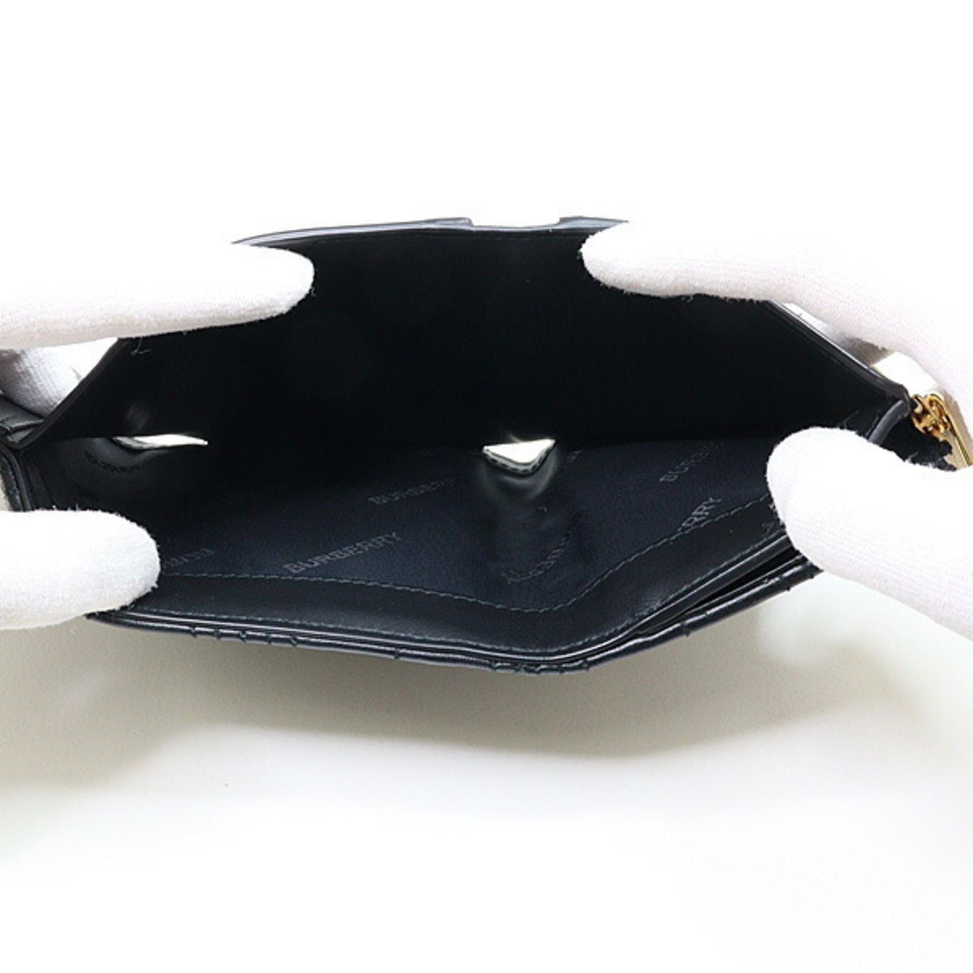 Leather Wallet (Tri-Fold) (Pre-Owned) - Burberry - Modalova