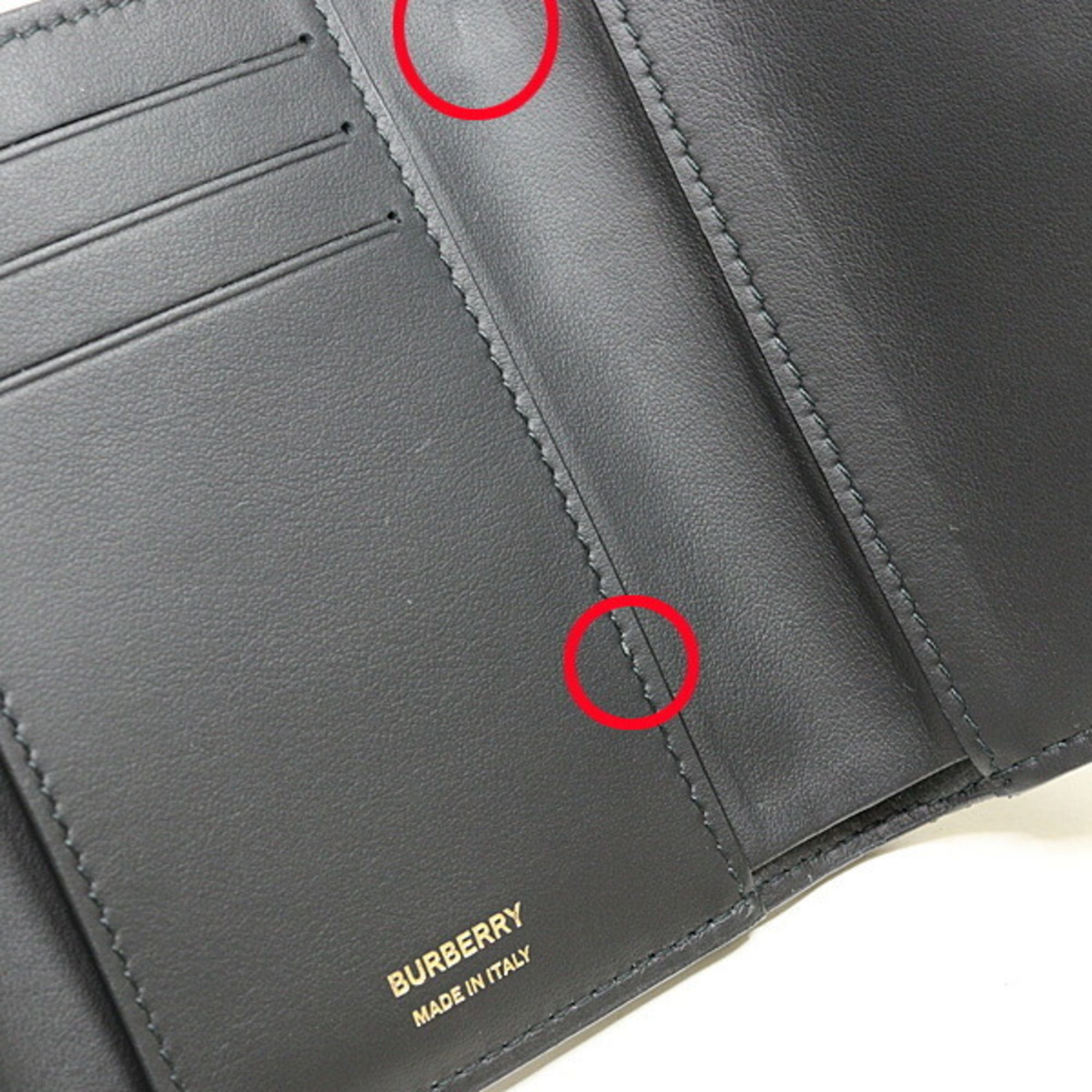 Leather Wallet (Tri-Fold) (Pre-Owned) - Burberry - Modalova