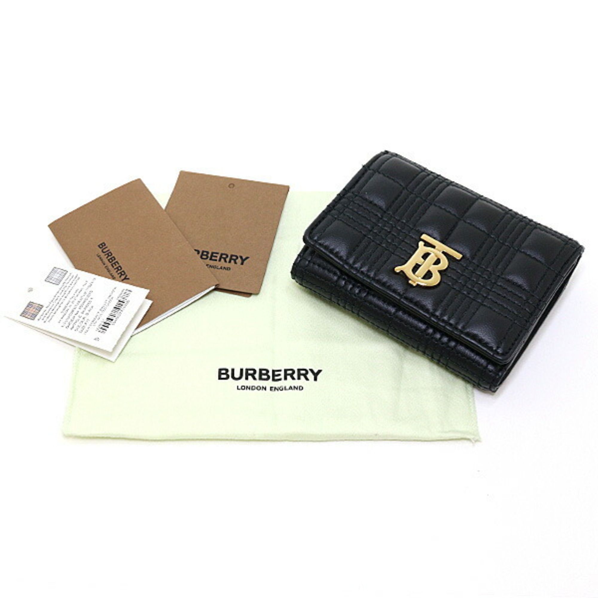 Leather Wallet (Tri-Fold) (Pre-Owned) - Burberry - Modalova