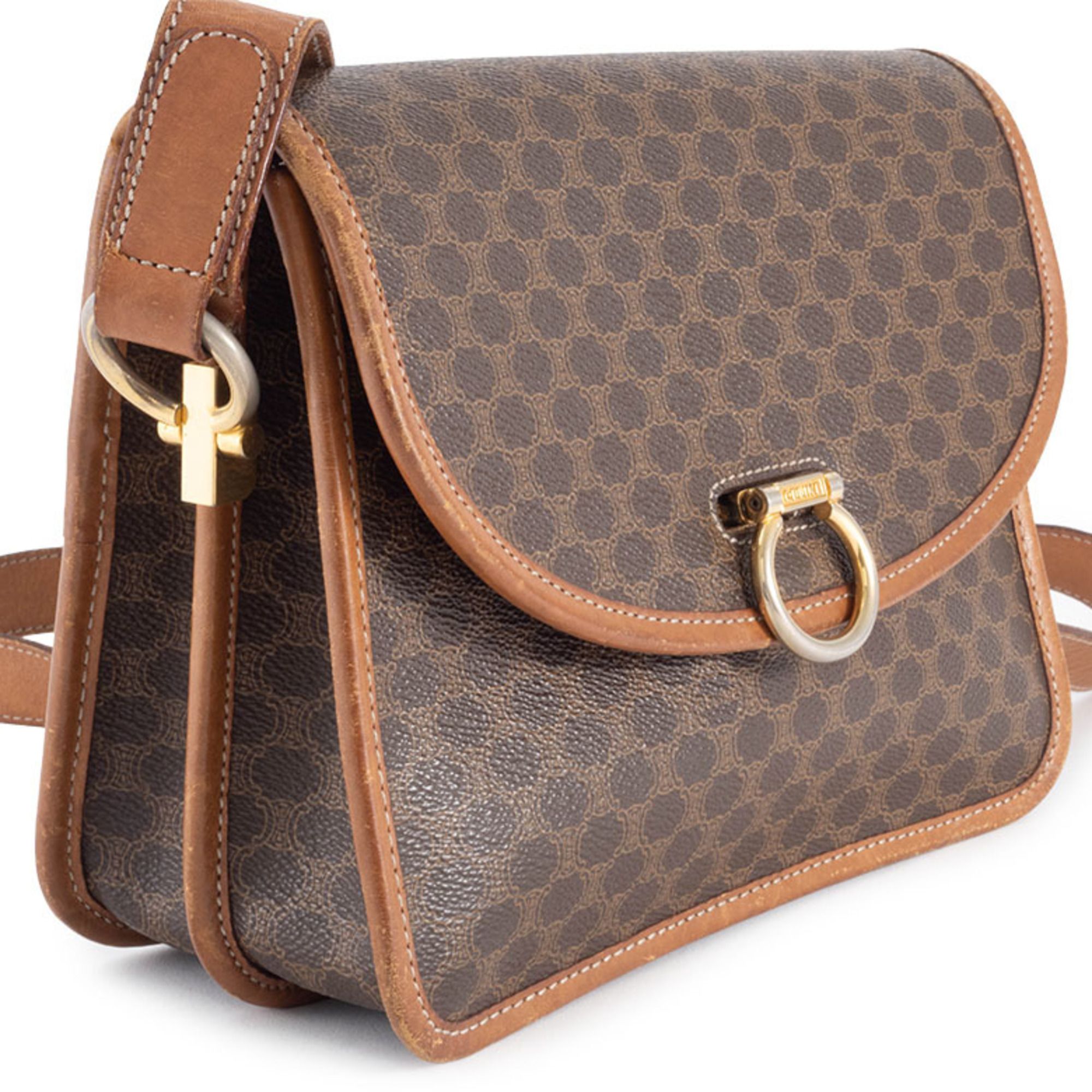 Macadam Pvc Leather Shoulder Bag (Pre-Owned) - Celine - Modalova