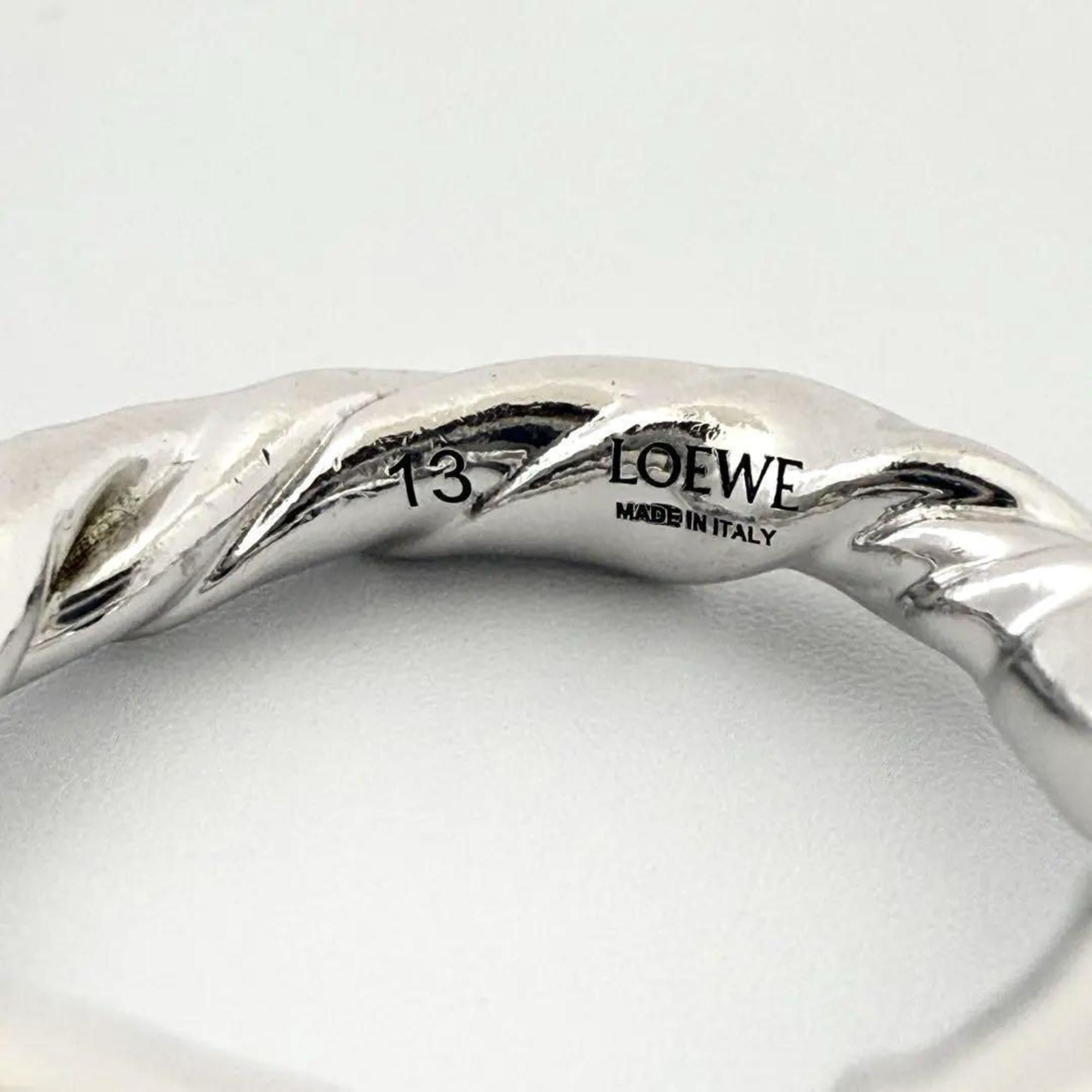 Silver 925 Band Ring (Pre-Owned) - Loewe - Modalova