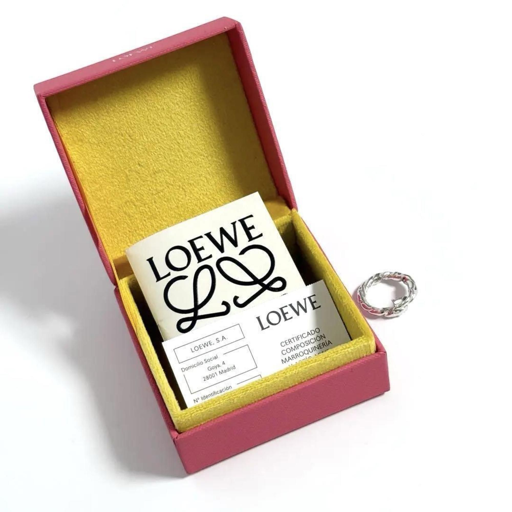 Silver 925 Band Ring (Pre-Owned) - Loewe - Modalova