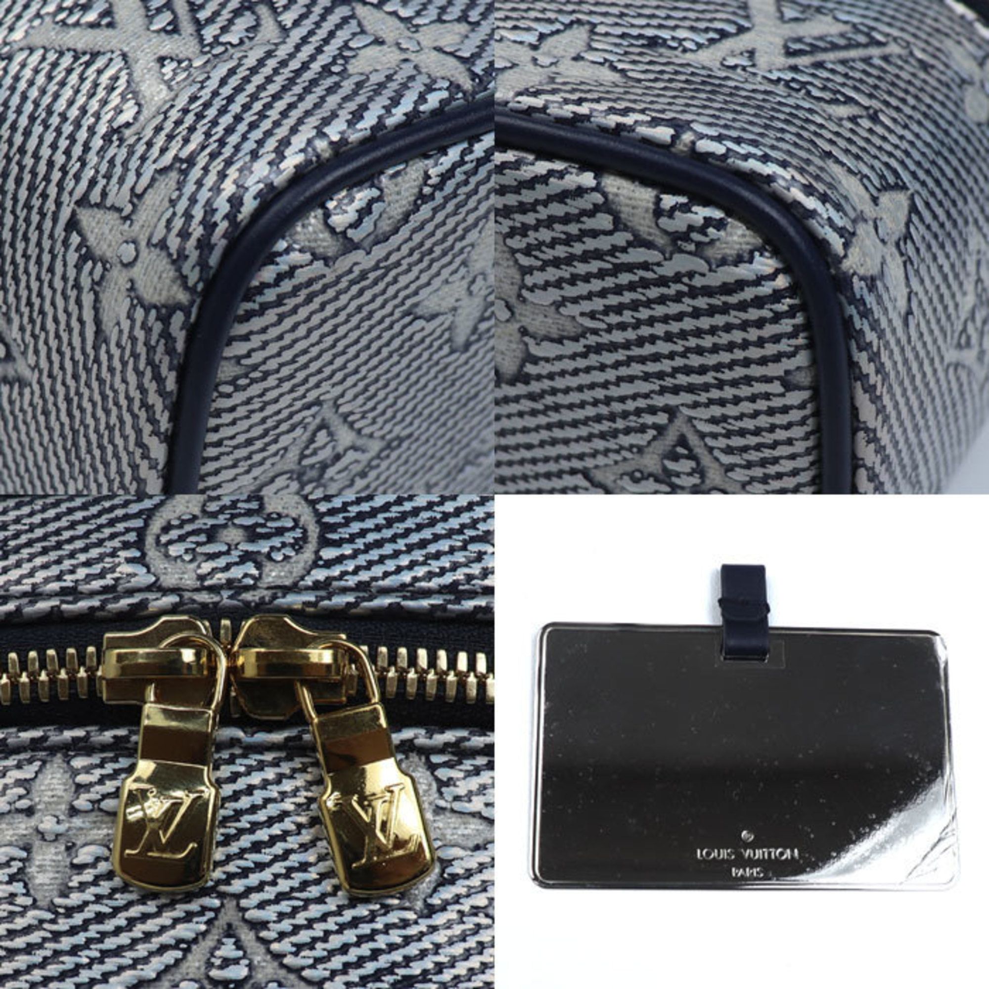 Jacquard Denim Shoulder Bag Vanity Bag (Pre-Owned) - Louis Vuitton - Modalova