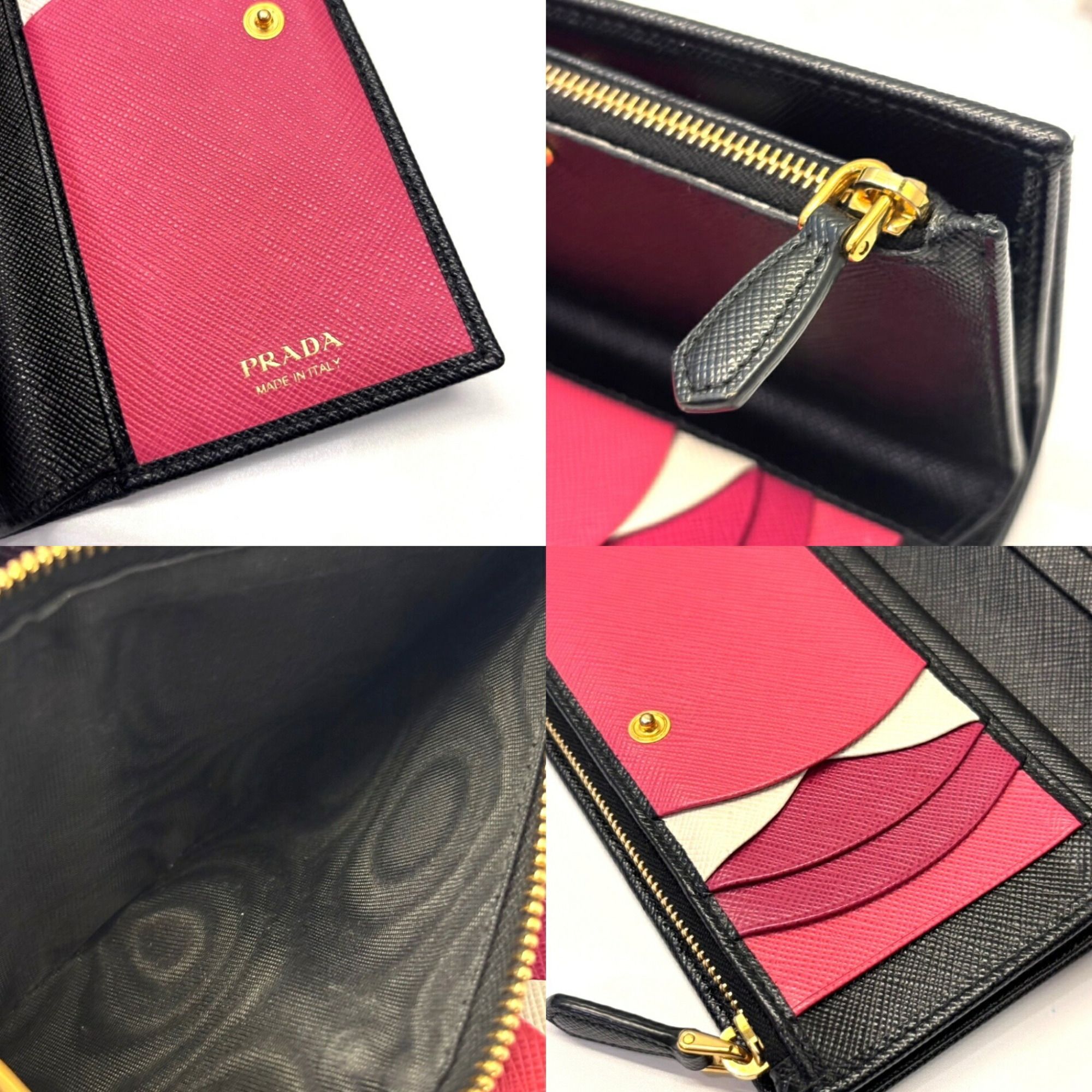 Saffiano Leather Wallet (Bi-Fold) (Pre-Owned) - Prada - Modalova