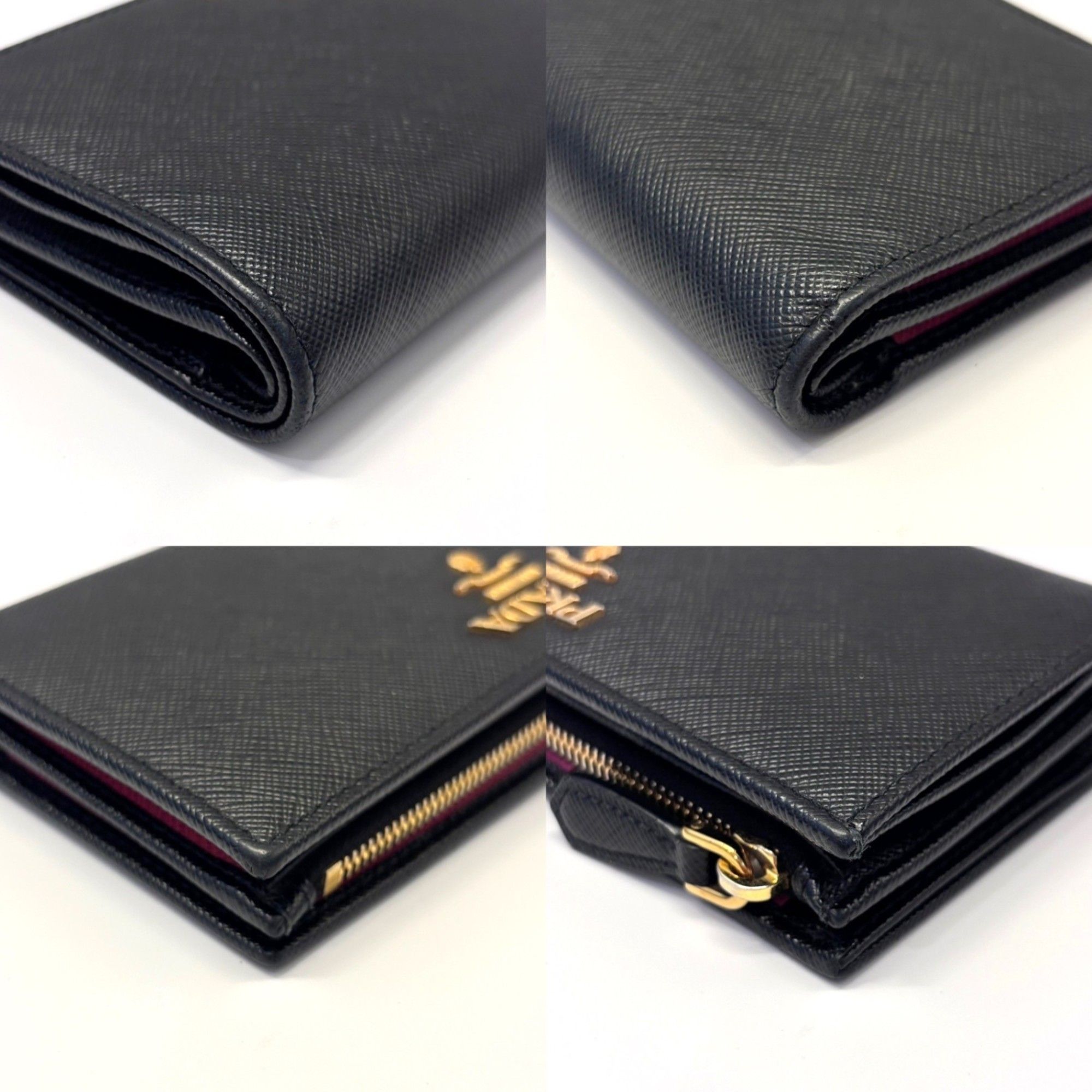 Saffiano Leather Wallet (Bi-Fold) (Pre-Owned) - Prada - Modalova