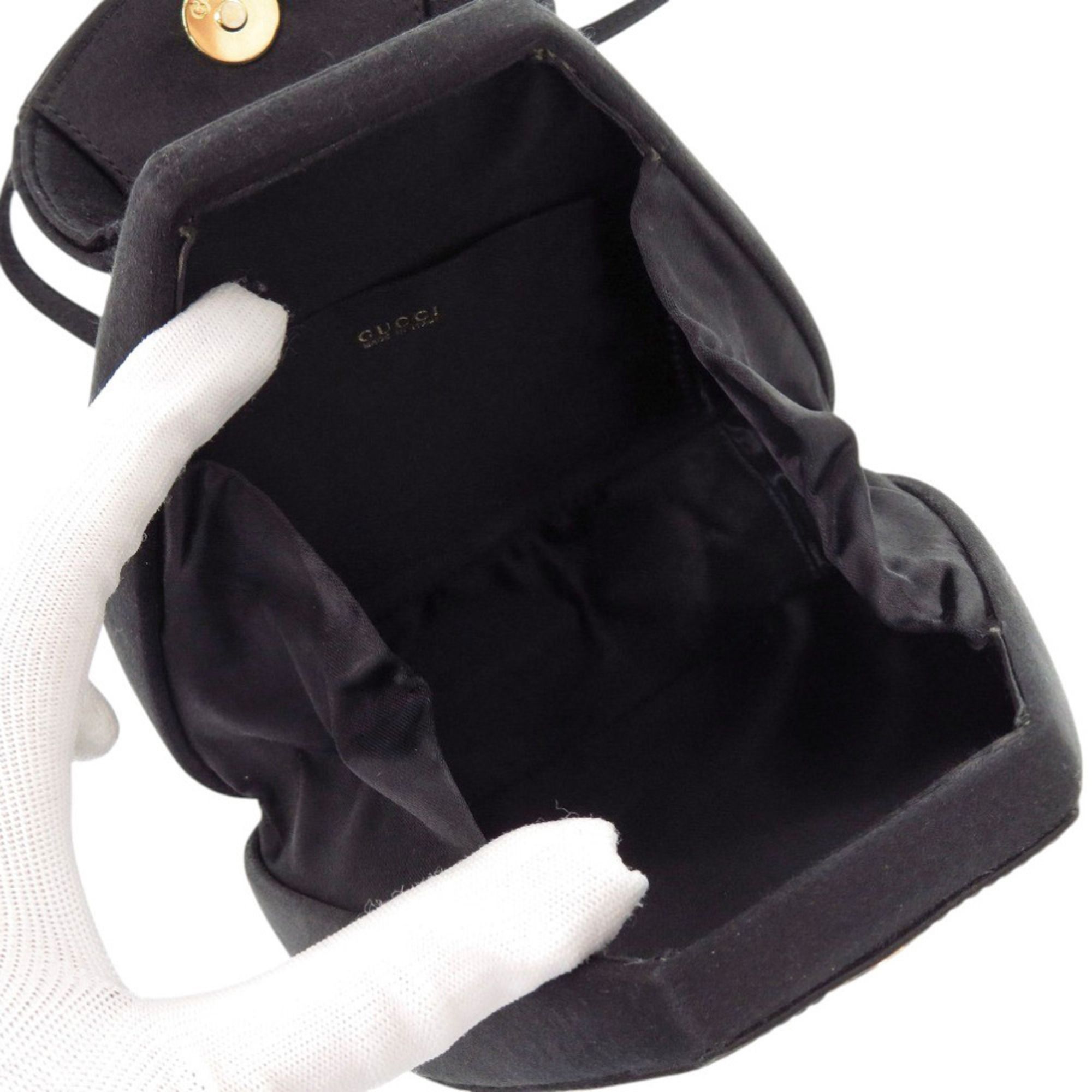 Satin Rhinestone Backpack (Pre-Owned) - Gucci - Modalova