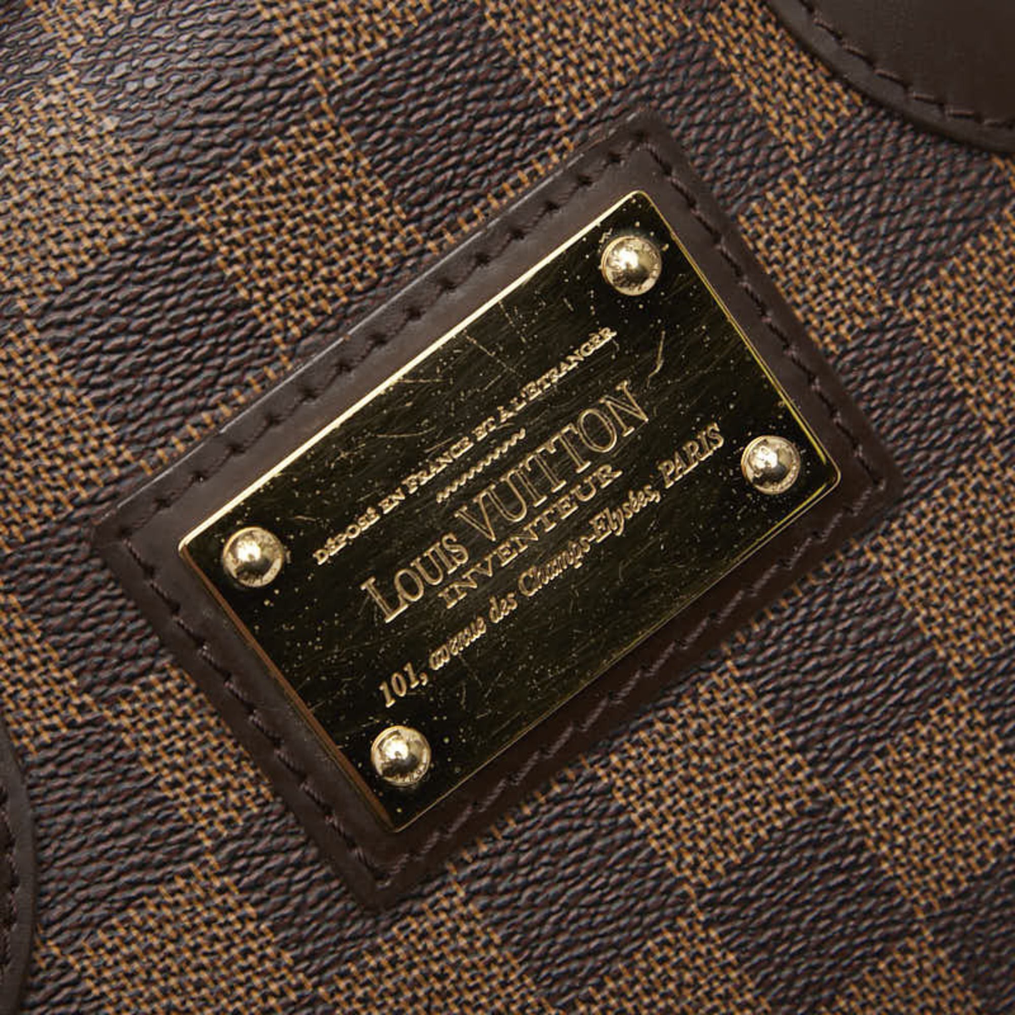 Damier Leather Handbag Tote Bag (Pre-Owned) - Louis Vuitton - Modalova