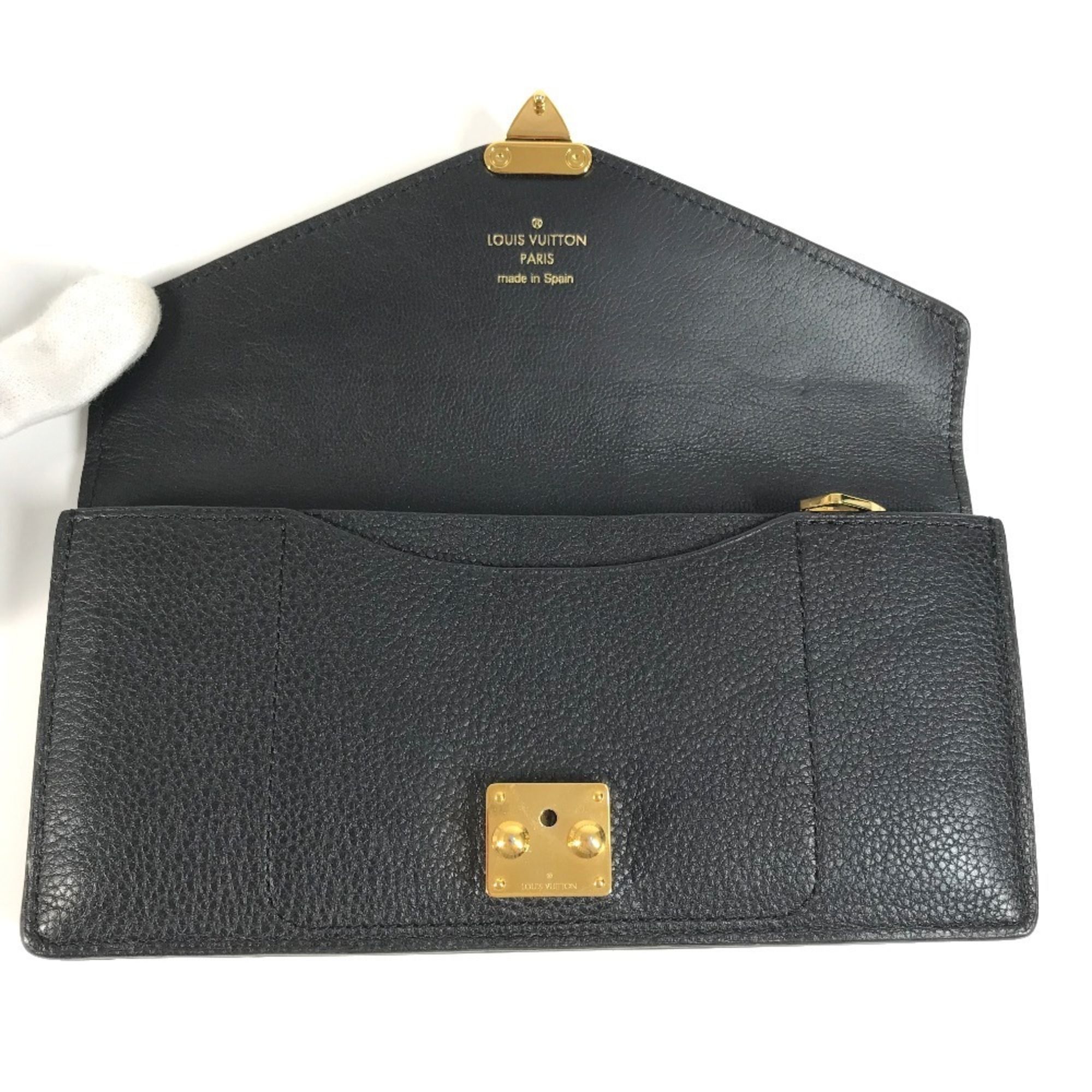Leather Long Wallet (Tri-Fold) (Pre-Owned) - Louis Vuitton - Modalova
